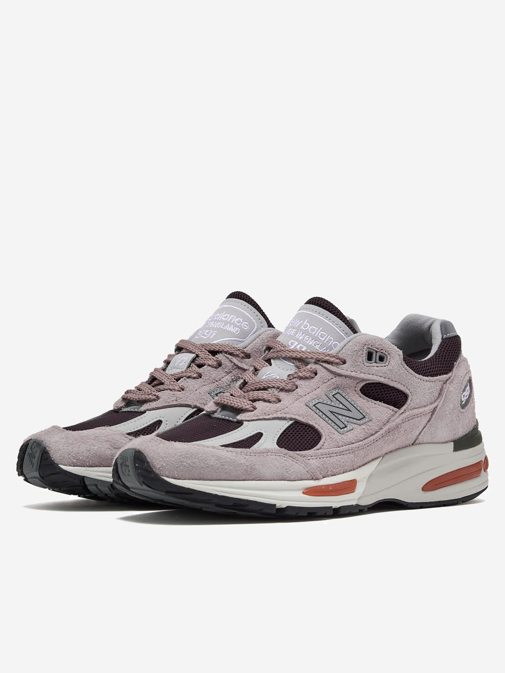 Made In Uk 991v2 Grape Sorbet Pink New balance оригінал – Купити в Україні – вид ззаду