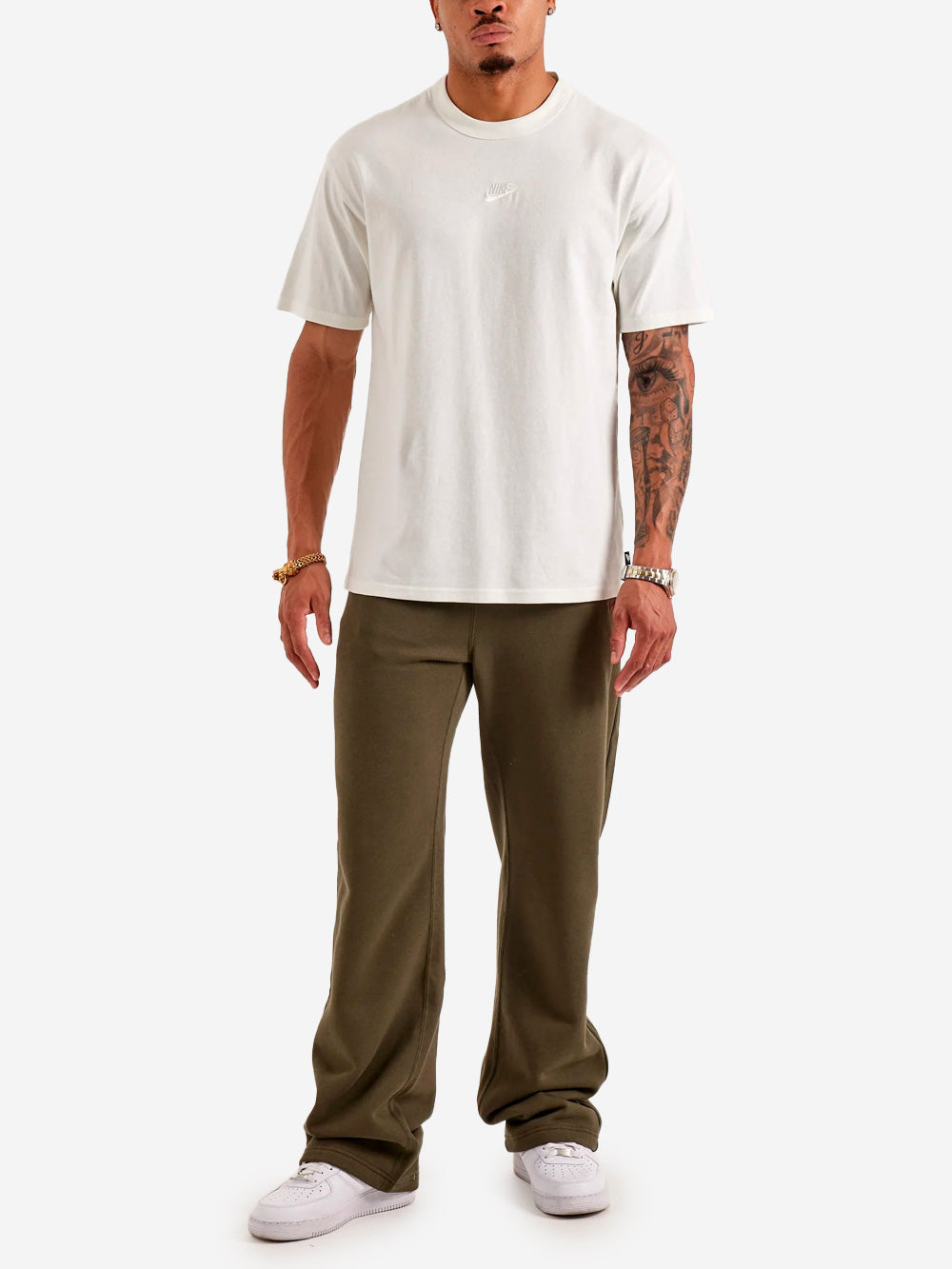 X Drake Green Sweatpants With Open Edge Cs Nocta Nike – Гарантія оригінальності – вид ззаду