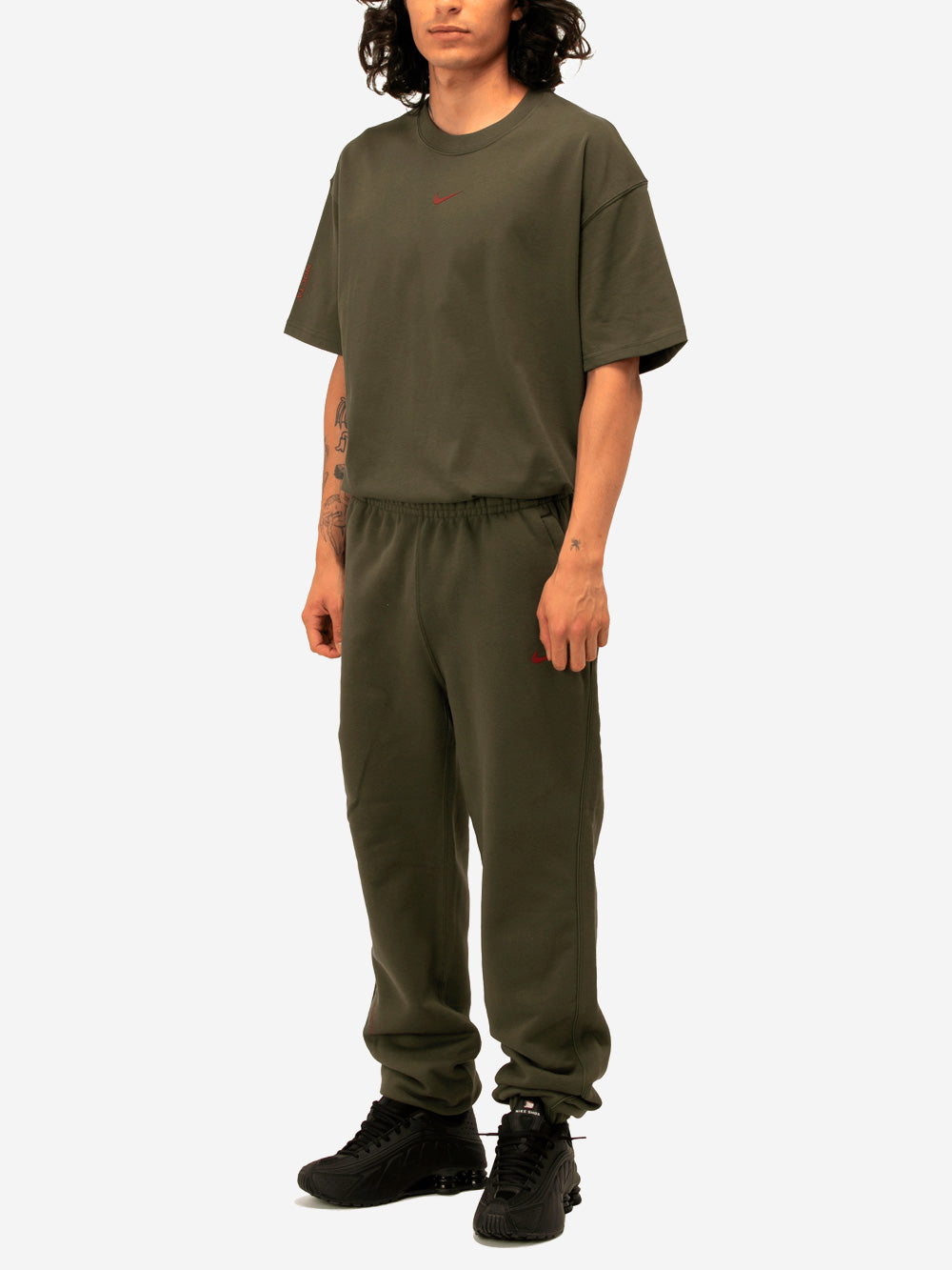 Nocta Green Fleece Sweatpants X Drake Nike оригінал – Купити в Україні – вид ззаду