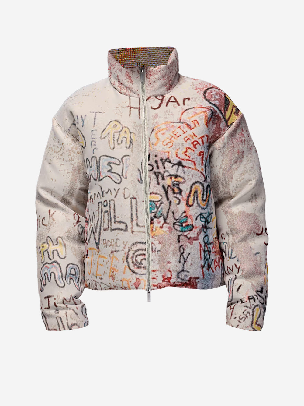 Down Jacket With Mj Poster Graphic Nike оригінал – Купити в Україні – боковий вид