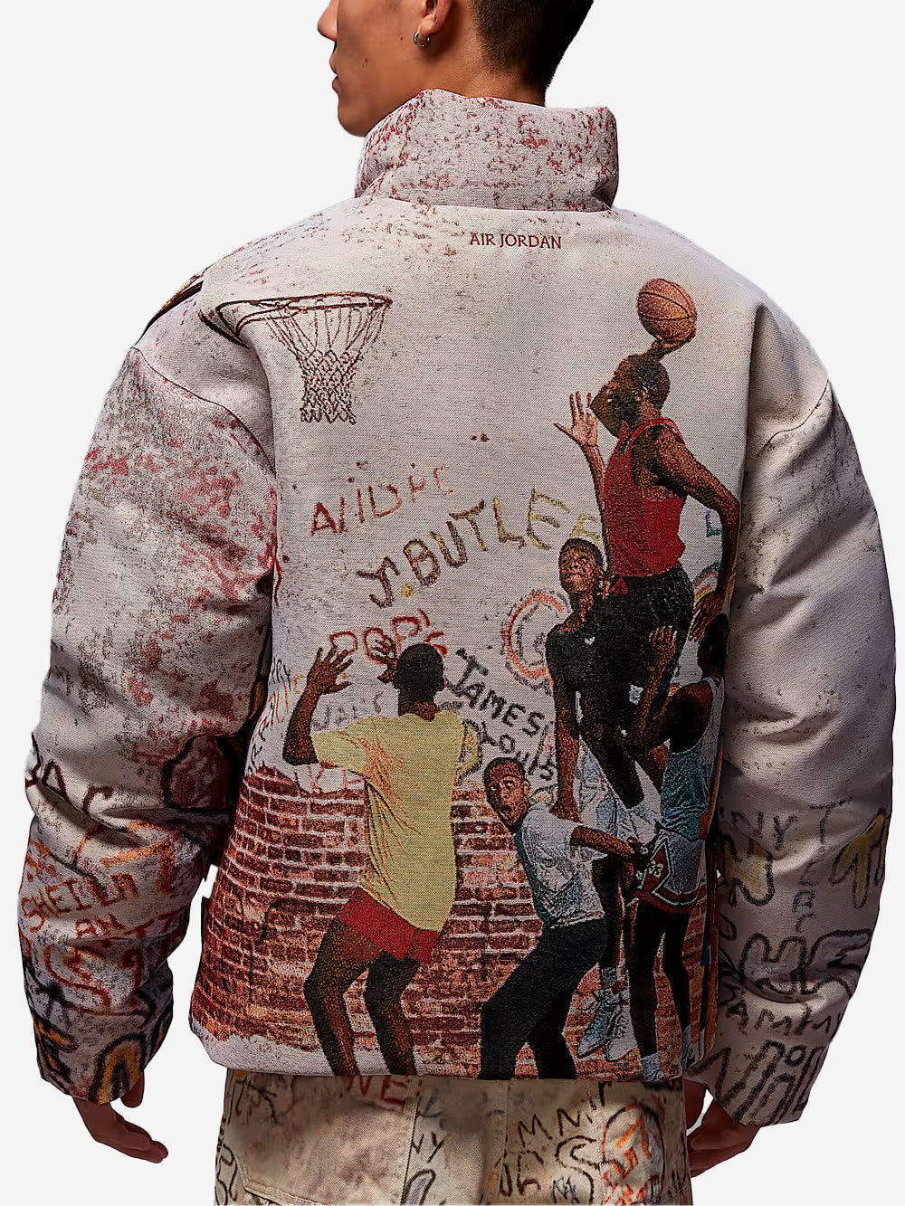 Down Jacket With Mj Poster Graphic Nike оригінал – Купити в Україні – збільшений вид