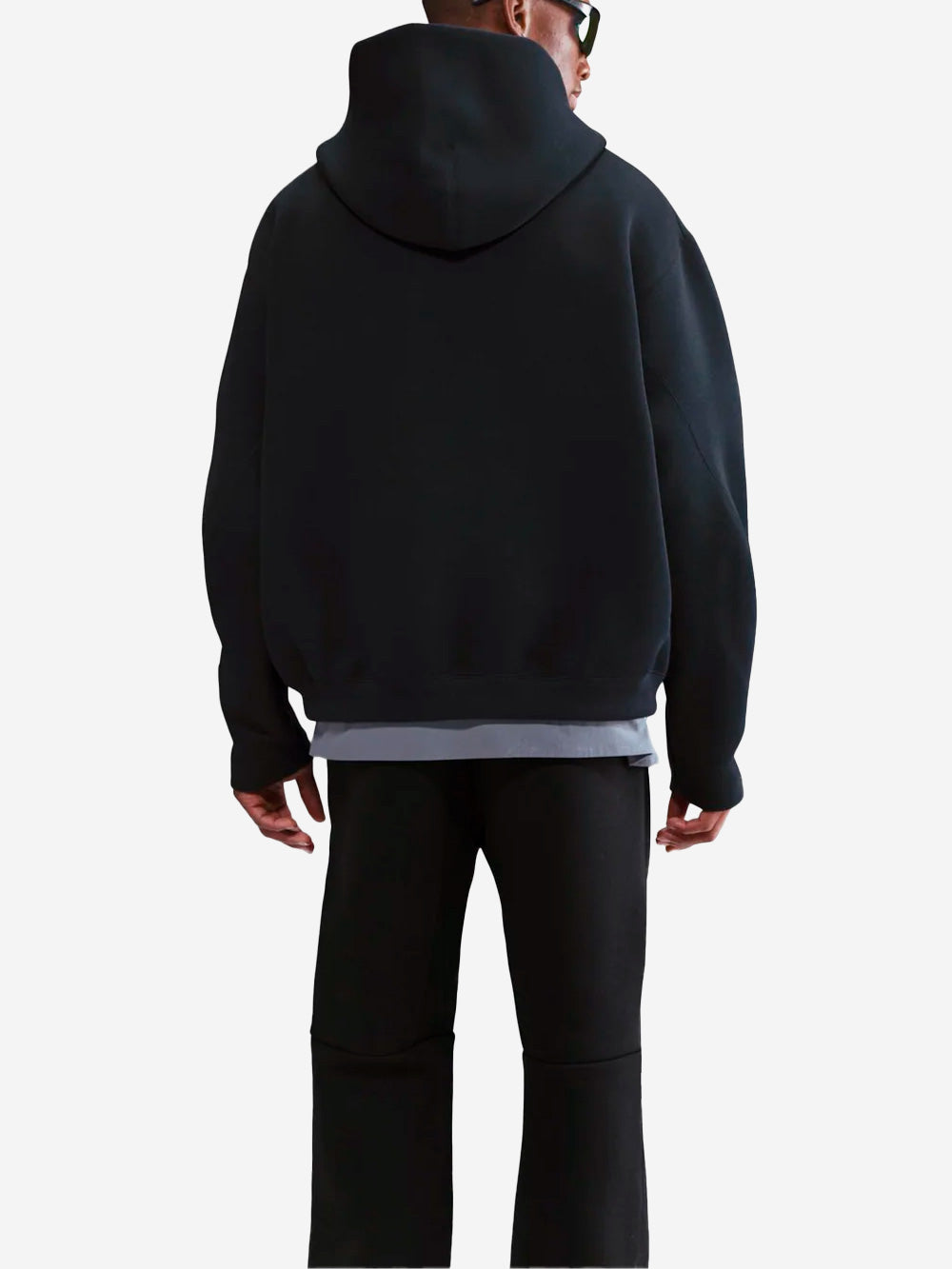 Oversized Fleece Hoodie With Swoosh Nike оригінал – Купити в Україні – збільшений вид