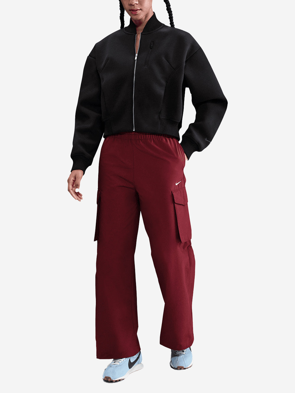 Lightweight Black Destroyer Oversized Jacket Nike – Гарантія оригінальності – вид ззаду