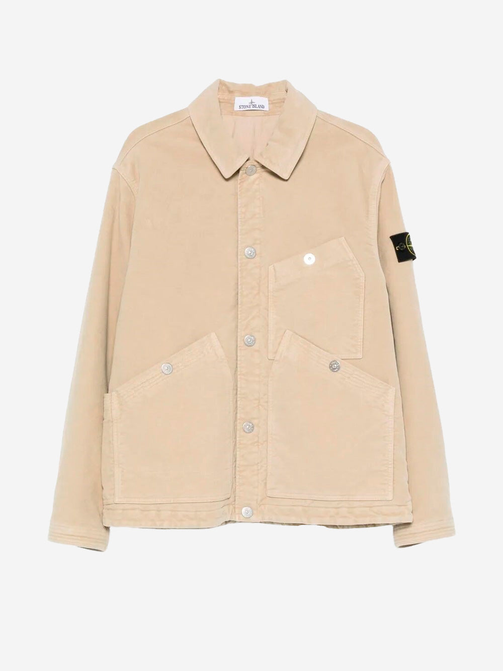 Padded Coach Jacket With Anti-Drip And Pockets Stone island оригінал – Купити в Україні – боковий вид