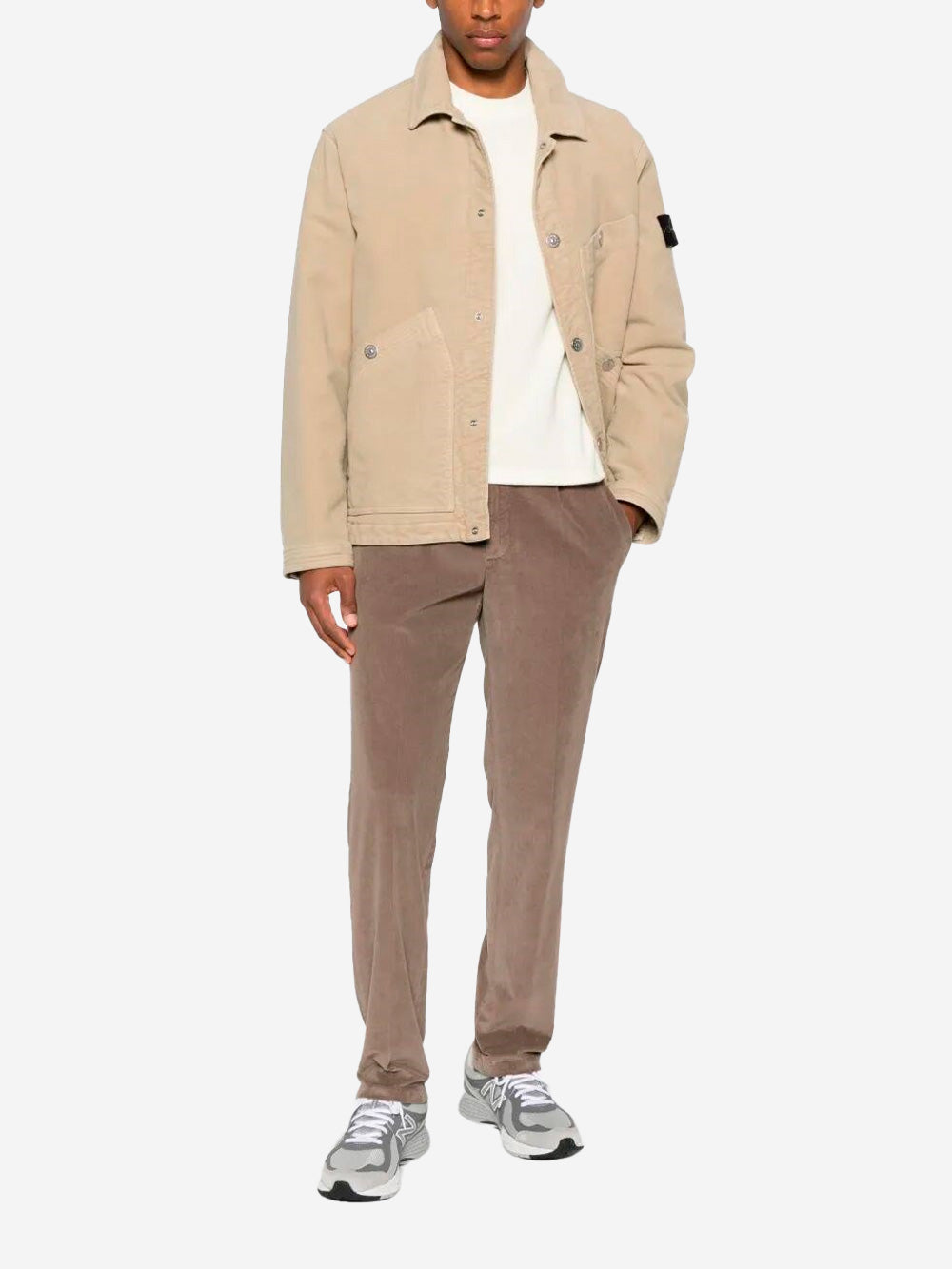Padded Coach Jacket With Anti-Drip And Pockets Stone island оригінал – Купити в Україні – вид ззаду