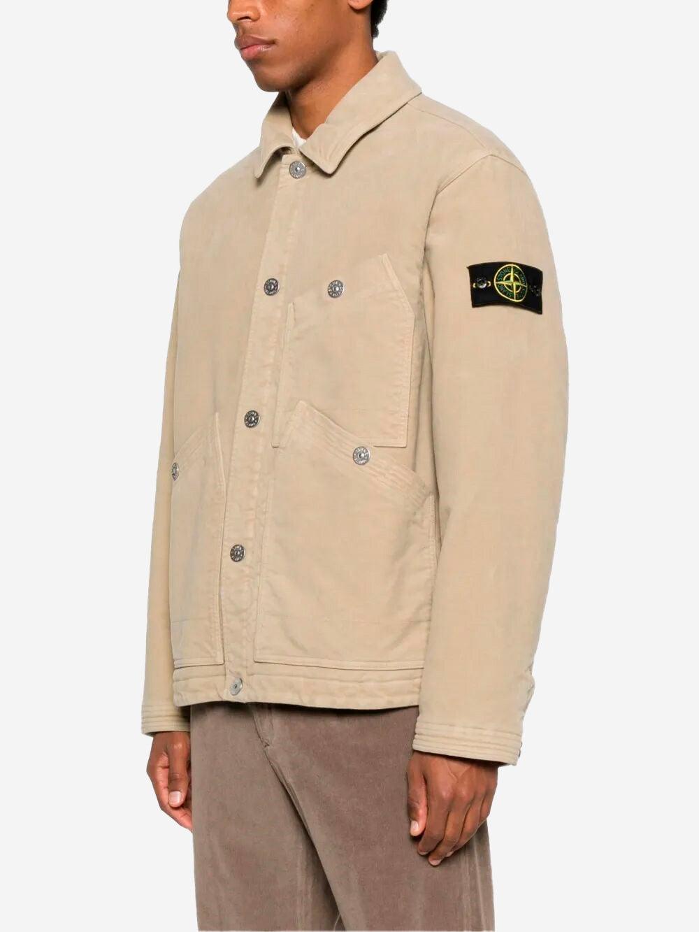 Padded Coach Jacket With Anti-Drip And Pockets Stone island оригінал – Купити в Україні – детальний вид