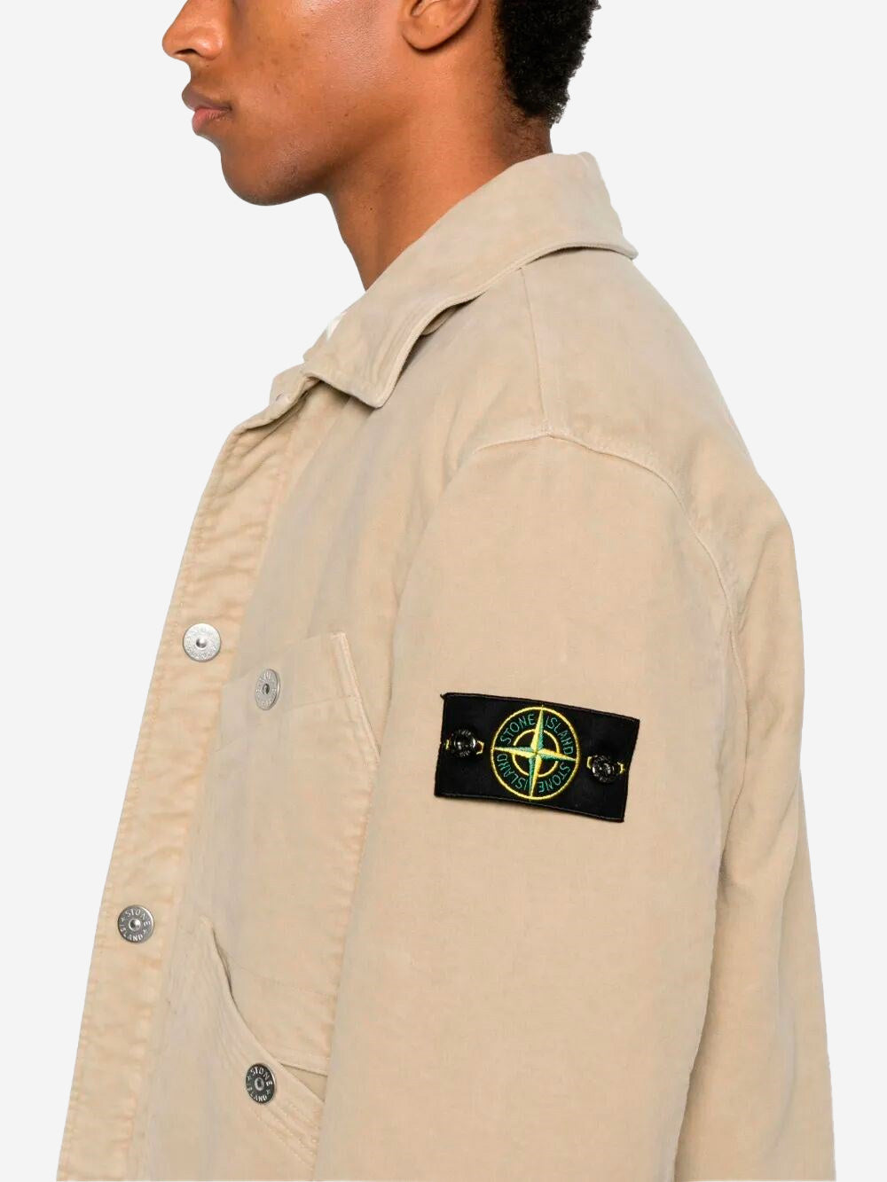 Padded Coach Jacket With Anti-Drip And Pockets Stone island оригінал – Купити в Україні – збільшений вид