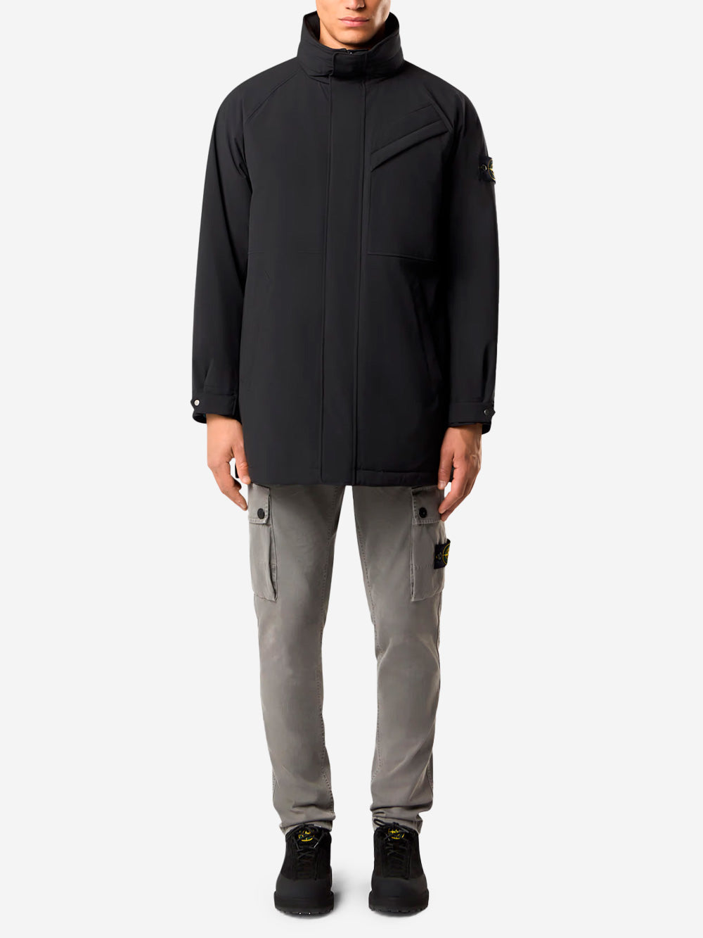 Padded Coat With Waterproof And Windproof Membrane Stone island оригінал – Купити в Україні – вид ззаду