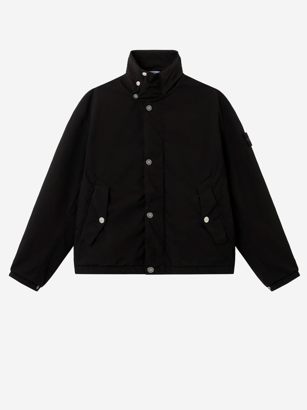 Coach Jacket With Anti-Drip And Snap Pockets Stone island оригінал – Купити в Україні – боковий вид