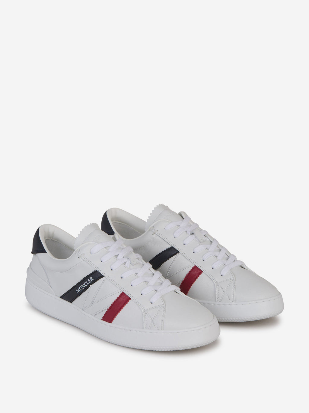 Leather Monaco Sneakers Moncler оригінал – Купити в Україні – вид ззаду