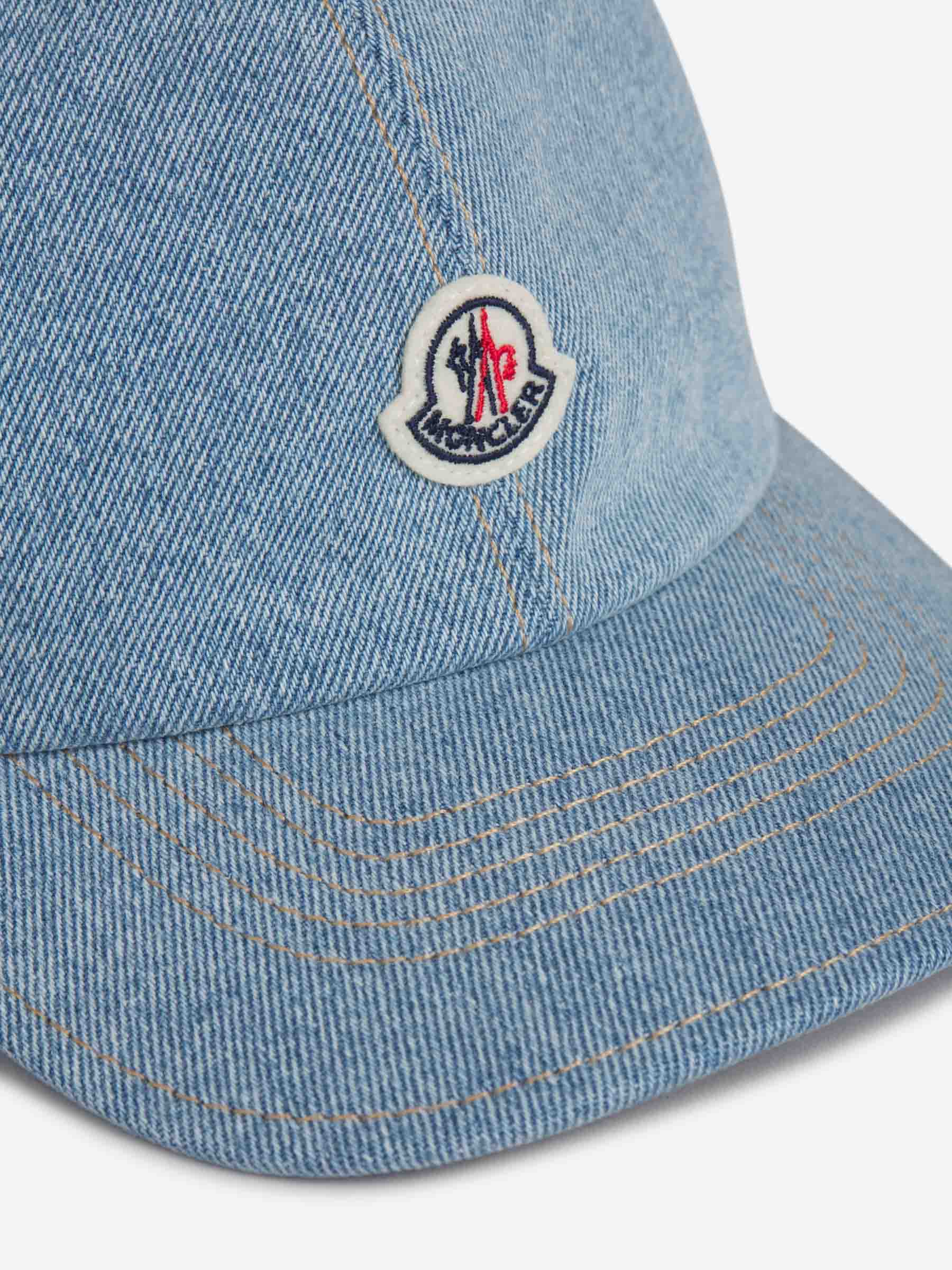 Denim Logo Cap Moncler – Гарантія оригінальності – збільшений вид