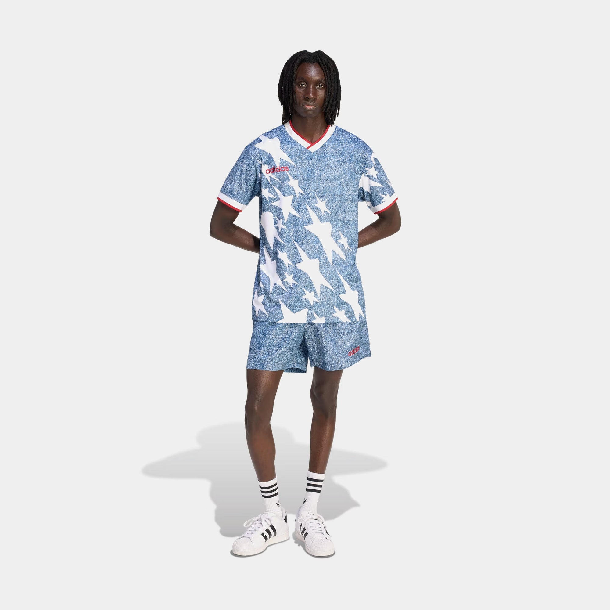 Denim Star Graphic Mens Shorts Adidas оригінал – Купити в Україні – збільшений вид - ADIDAS