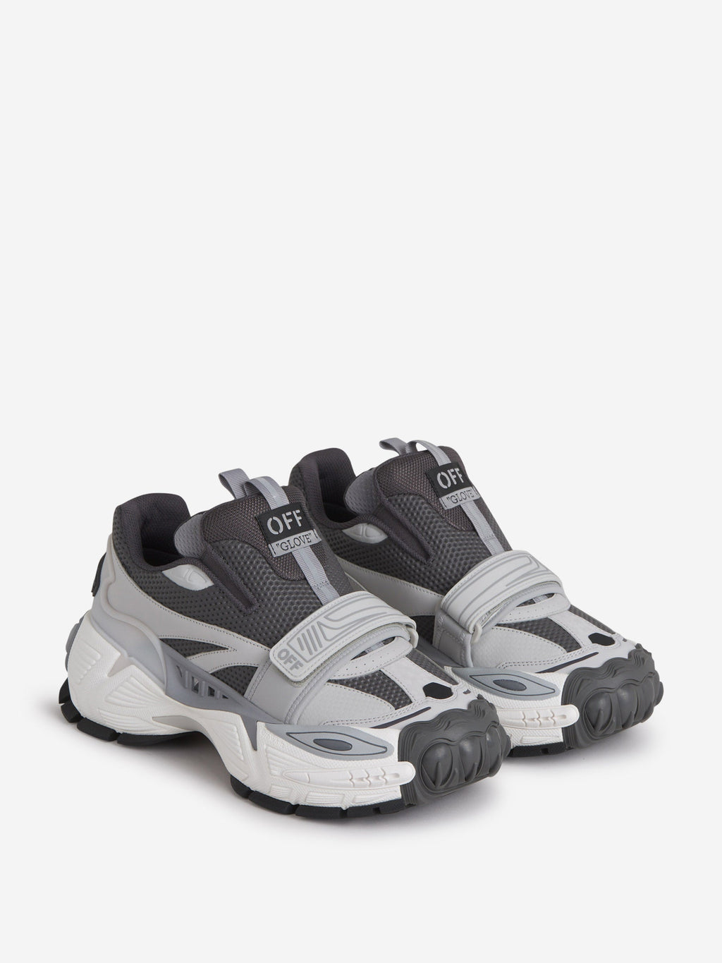 Glove Slip-On Sneakers Off-white оригінал – Купити в Україні – боковий вид