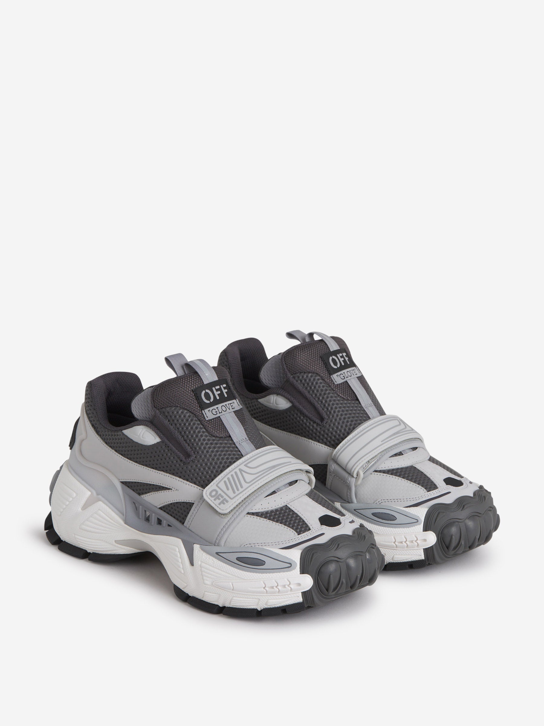 Glove Slip-On Sneakers Off-white оригінал – Купити в Україні – боковий вид