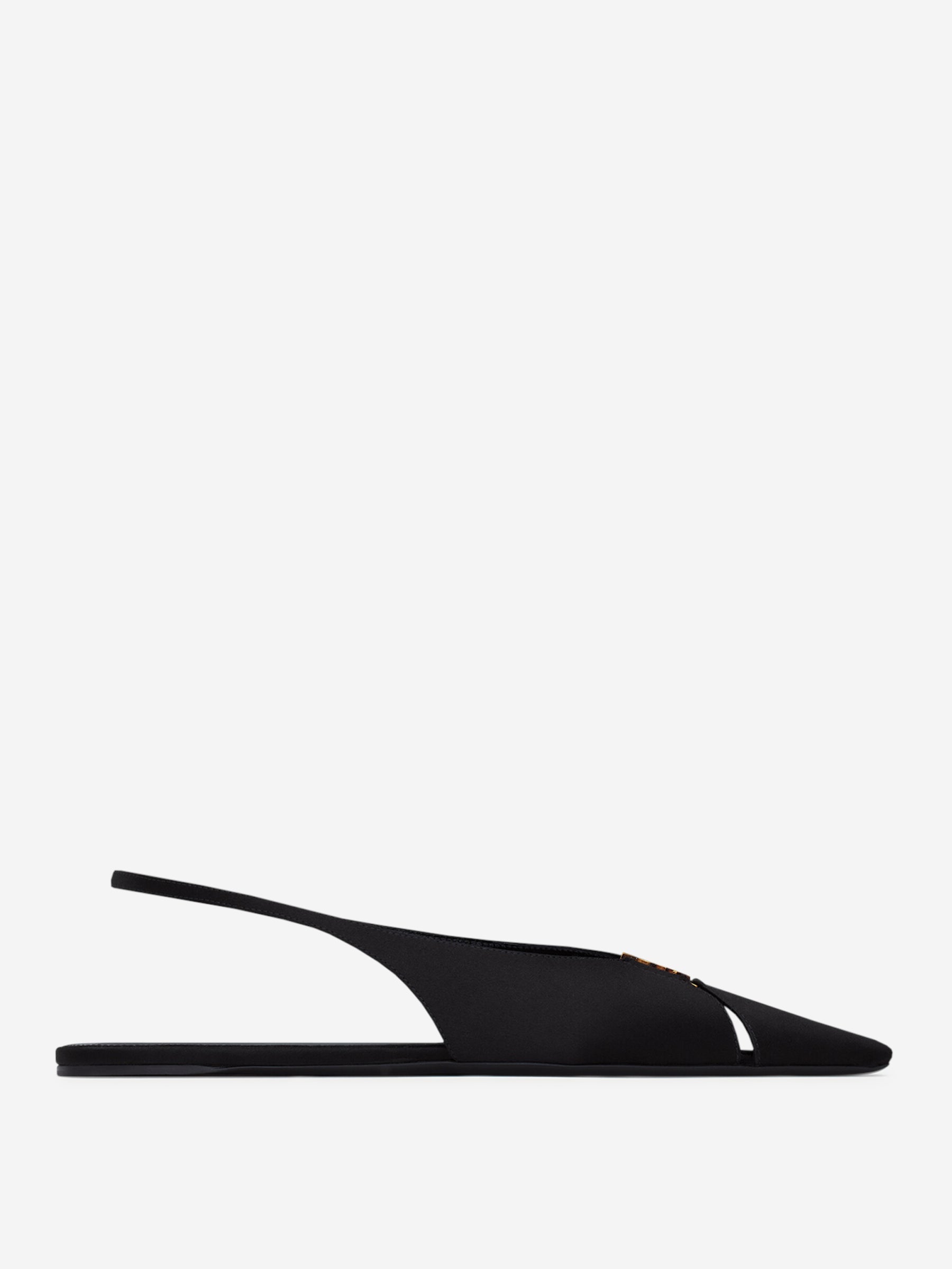 Babylone Silk Slingbacks Saint laurent оригінал – Купити в Україні – боковий вид
