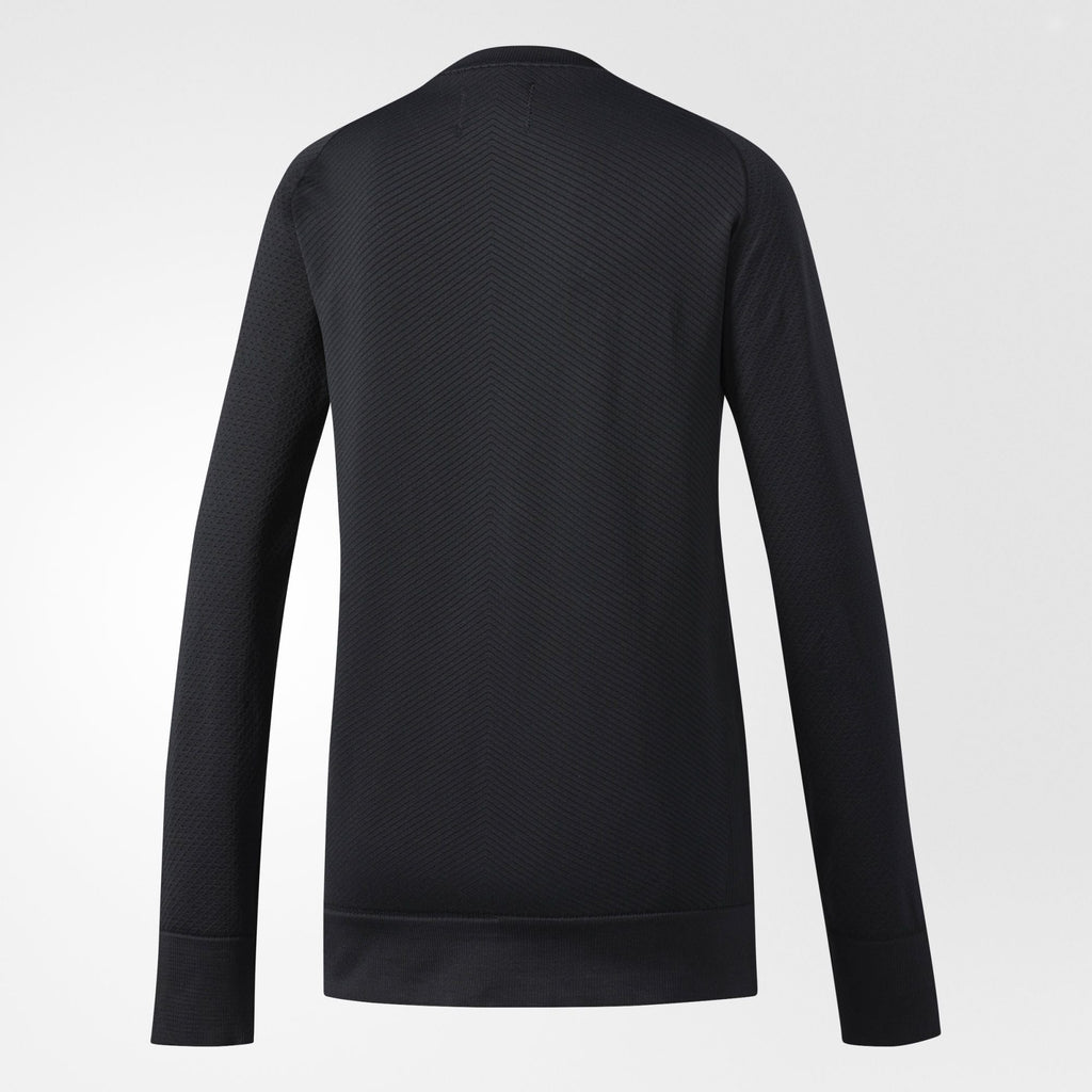 Athletics X Reigning Champ Primeknit Crew Sweatshirt Womens Black Adidas оригінал – Купити в Україні – вид ззаду