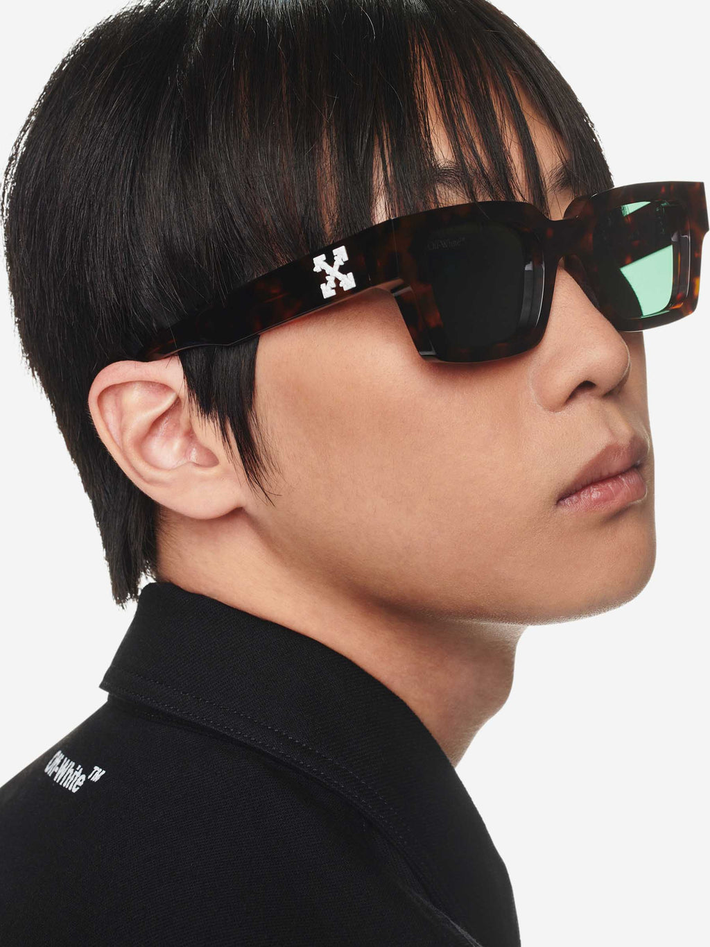 Virgil Rectangular Sunglasses Off-white оригінал – Купити в Україні – вид ззаду