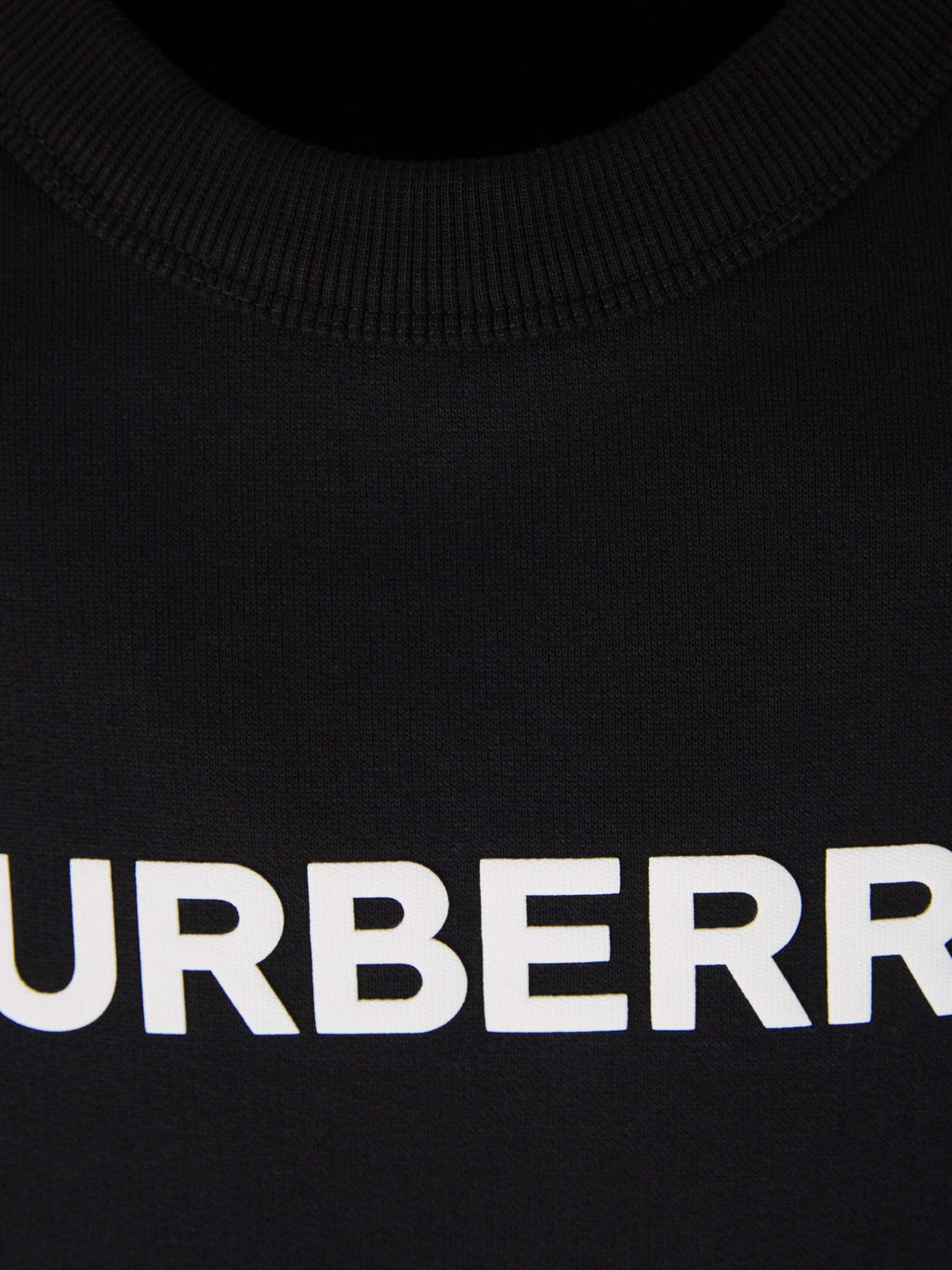 Cotton Crewneck Sweatshirt Burberry – Гарантія оригінальності – детальний вид