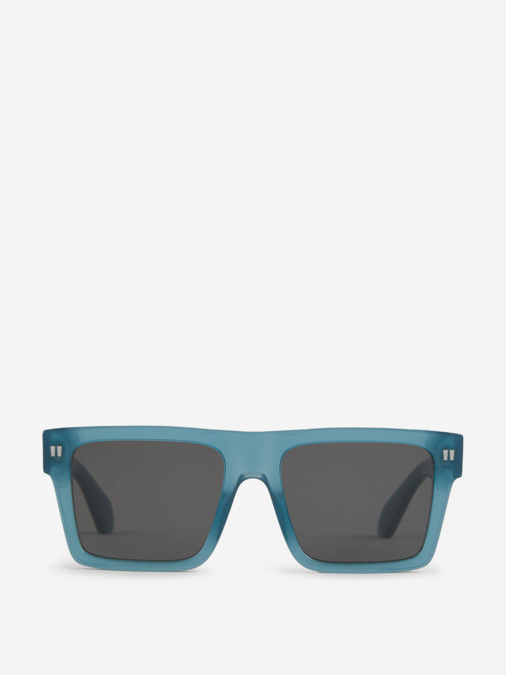 Оригінальна Lawton Square Sunglasses Off-white – боковий вид