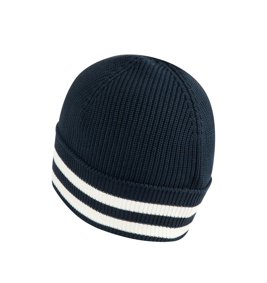 Оригінальна Stripe Beanie Moncler – вид ззаду