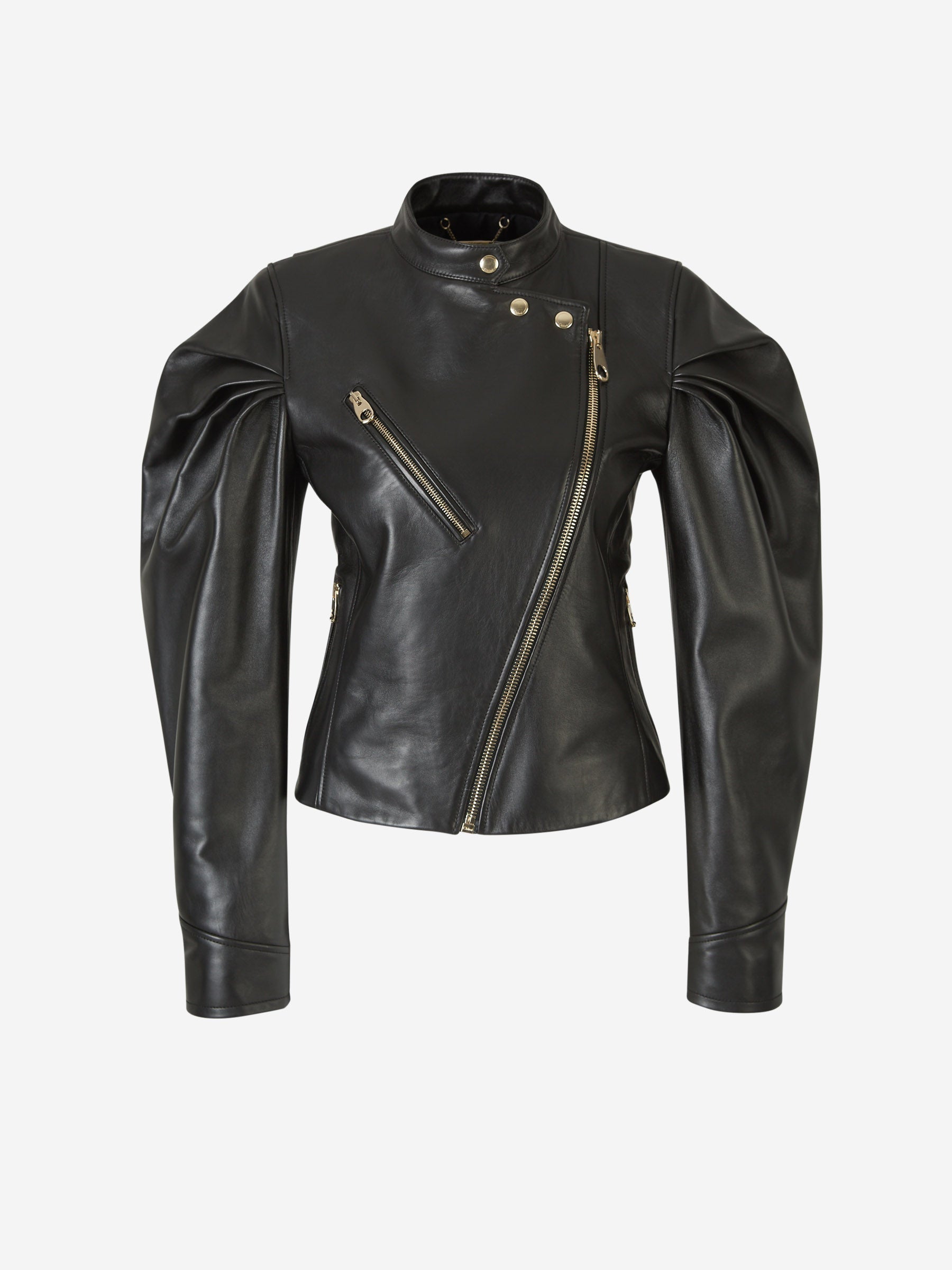 Biker Leather Jacket Chloe оригінал – Купити в Україні – боковий вид