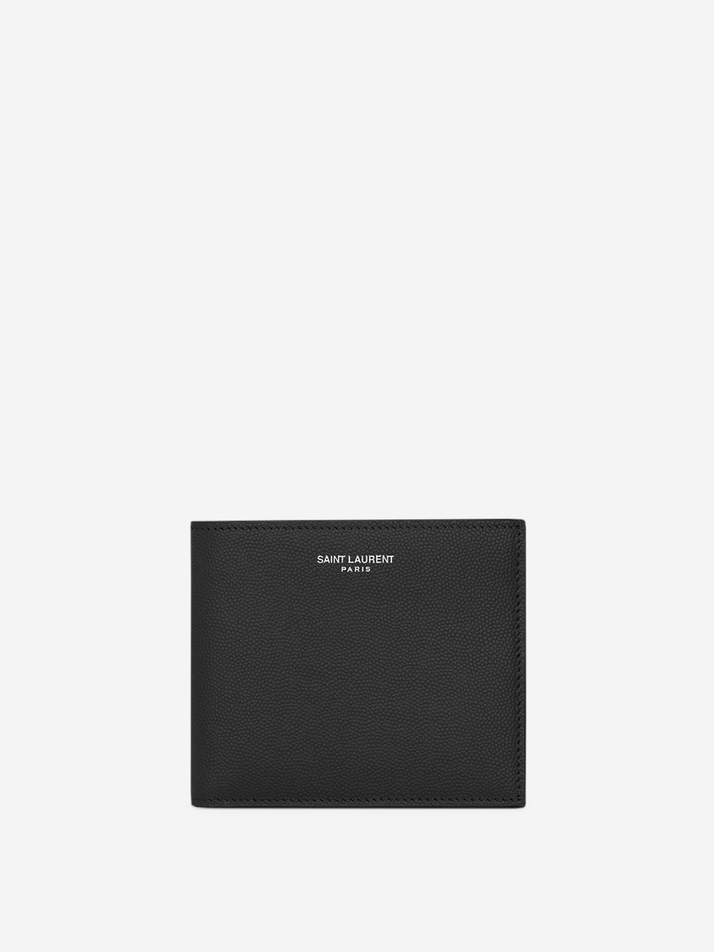 Оригінальна Leather Logo Wallet Saint laurent – боковий вид