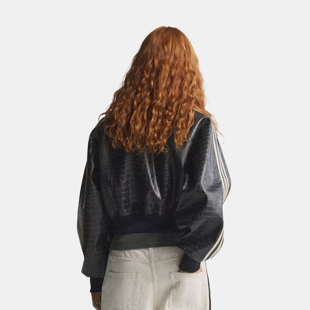 Оригінальна Sst Pleather Womens Jacket Adidas – вид ззаду