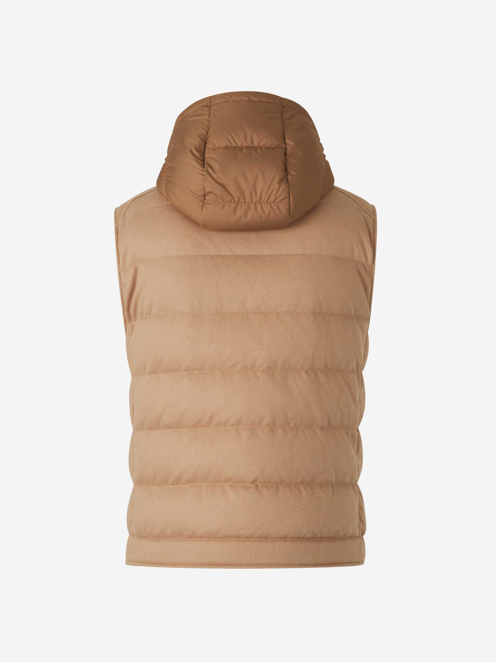 Quilted Vest With Hood Moncler – Гарантія оригінальності – вид ззаду