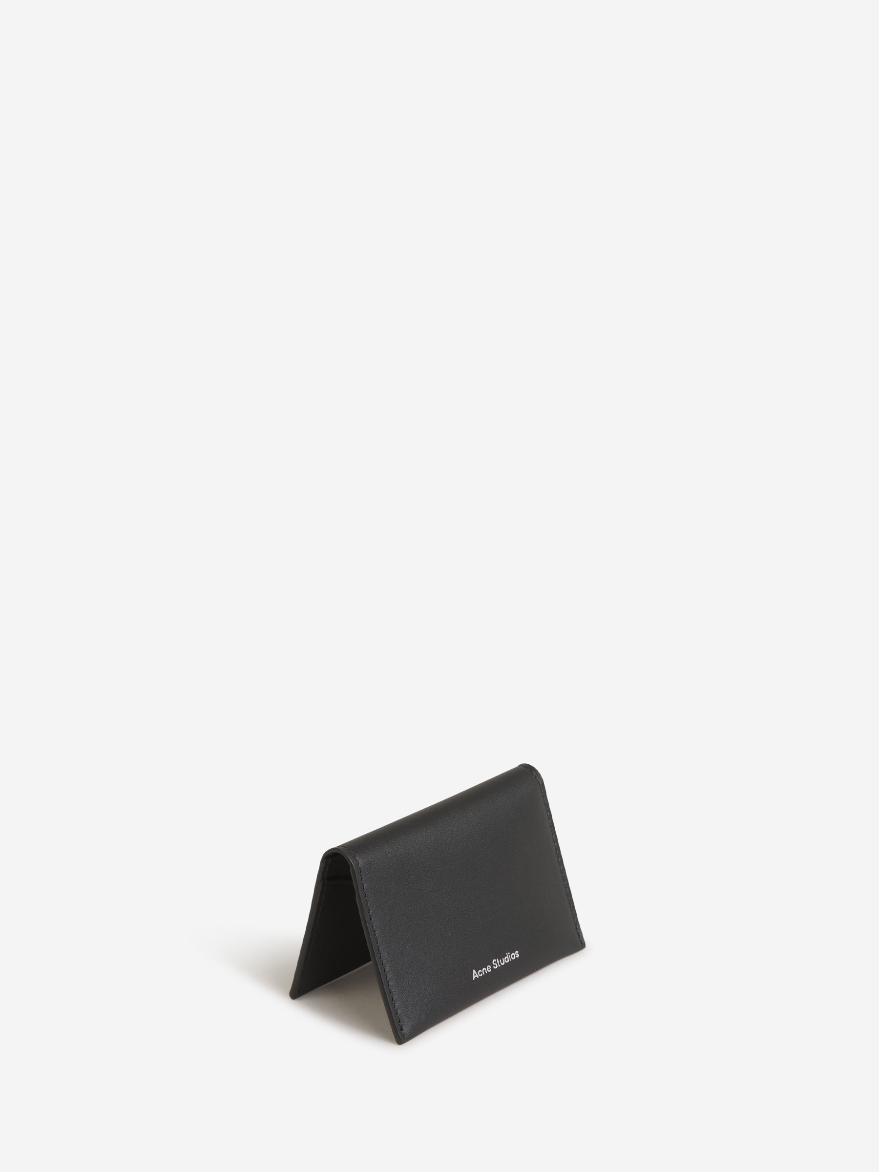 Оригінальна Logo Leather Wallet Acne studios – вид ззаду