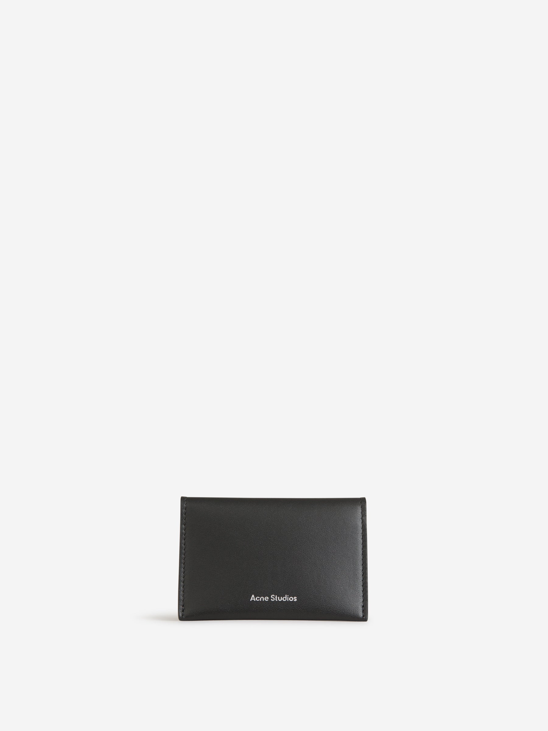 Оригінальна Logo Leather Wallet Acne studios – боковий вид