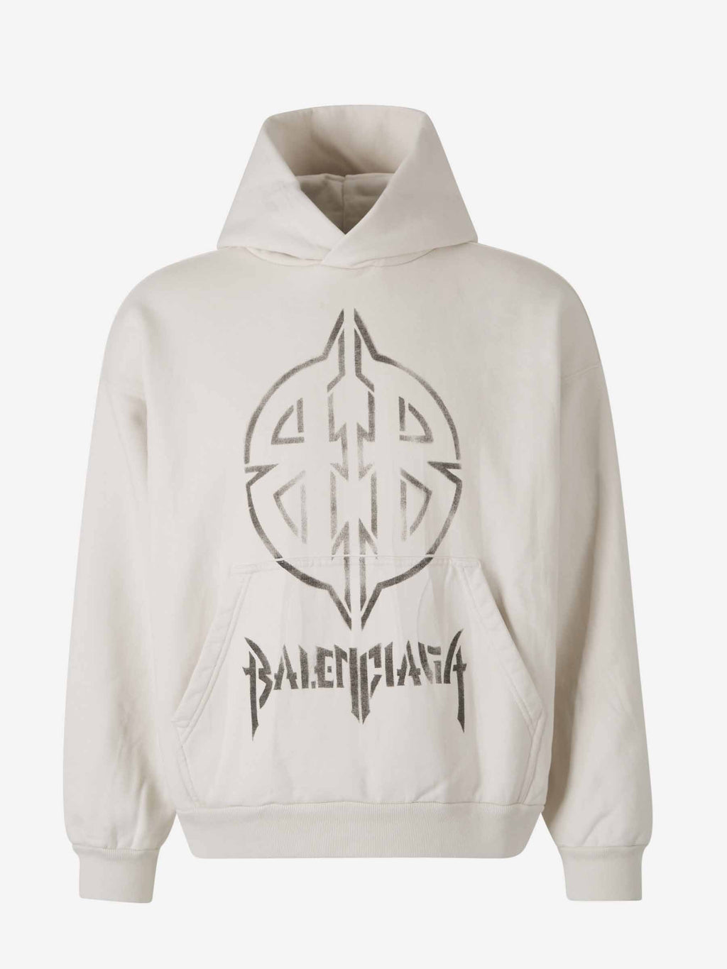 Metal Bb Logo Sweatshirt Balenciaga – Гарантія оригінальності – боковий вид