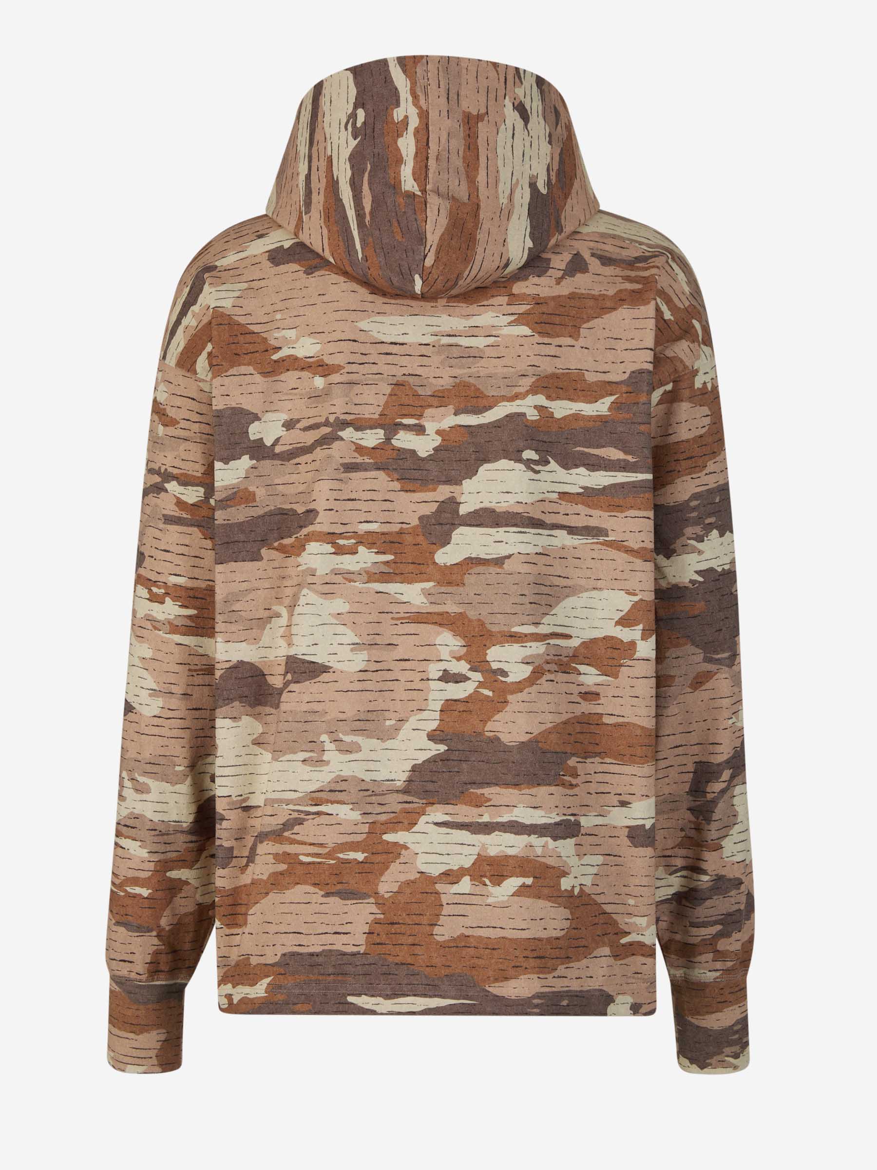 Camouflage Hood Sweatshirt Acne studios – Гарантія оригінальності – вид ззаду