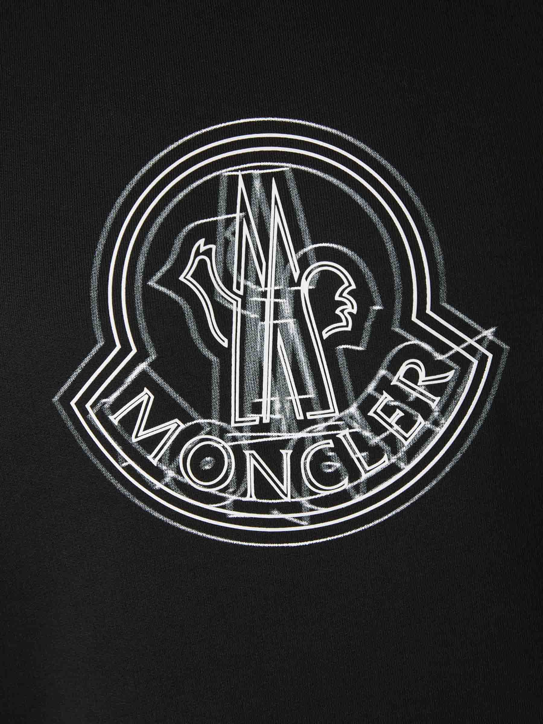 Logo Cotton Sweatshirt Moncler – Гарантія оригінальності – збільшений вид - MONCLER