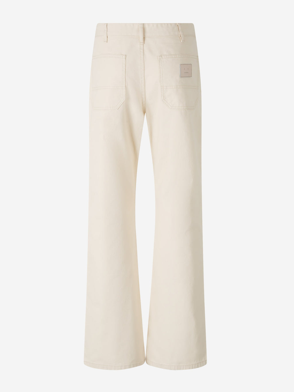 Оригінальна Patched Cotton Jeans Acne studios – вид ззаду