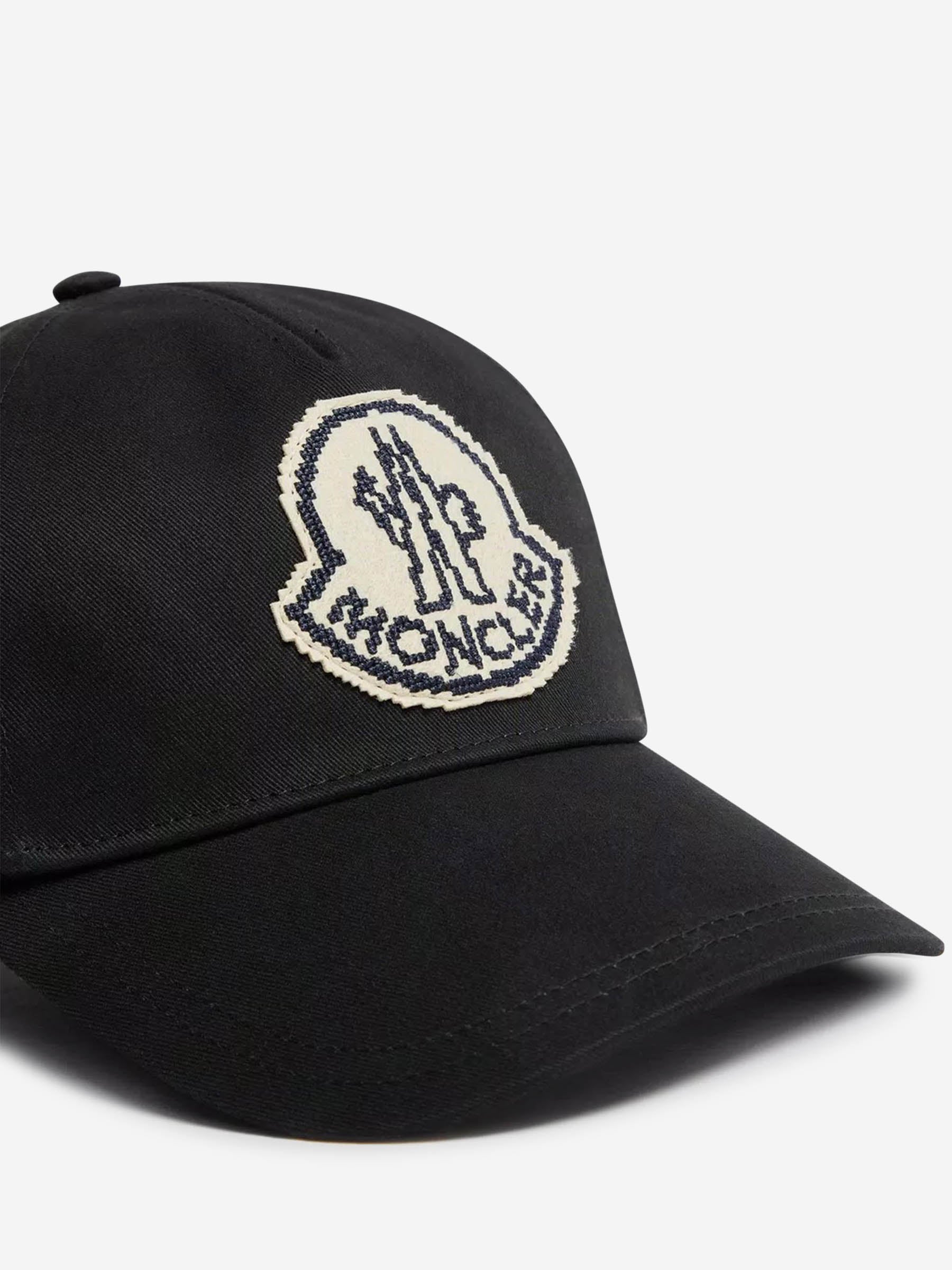 Cotton Logo Cap Moncler – Гарантія оригінальності – детальний вид
