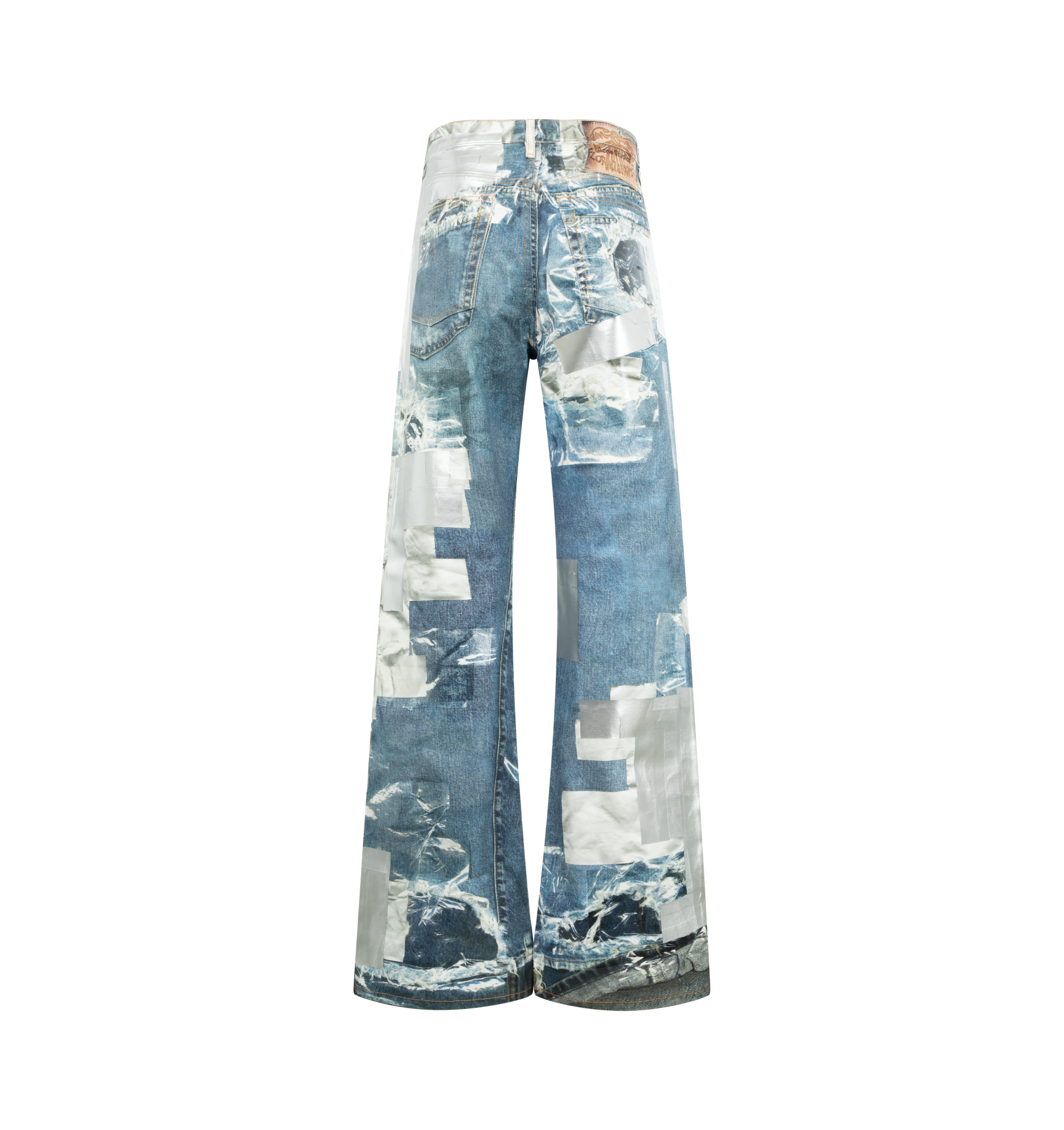 Оригінальна Printed Jeans Acne studios – вид ззаду