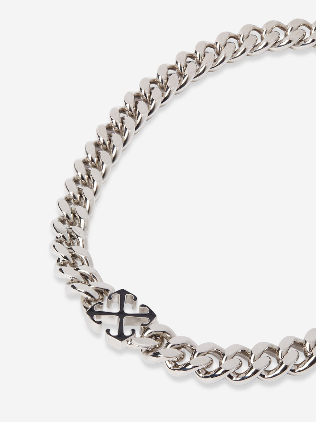 Оригінальна Logo Chain Necklace Off-white – вид ззаду