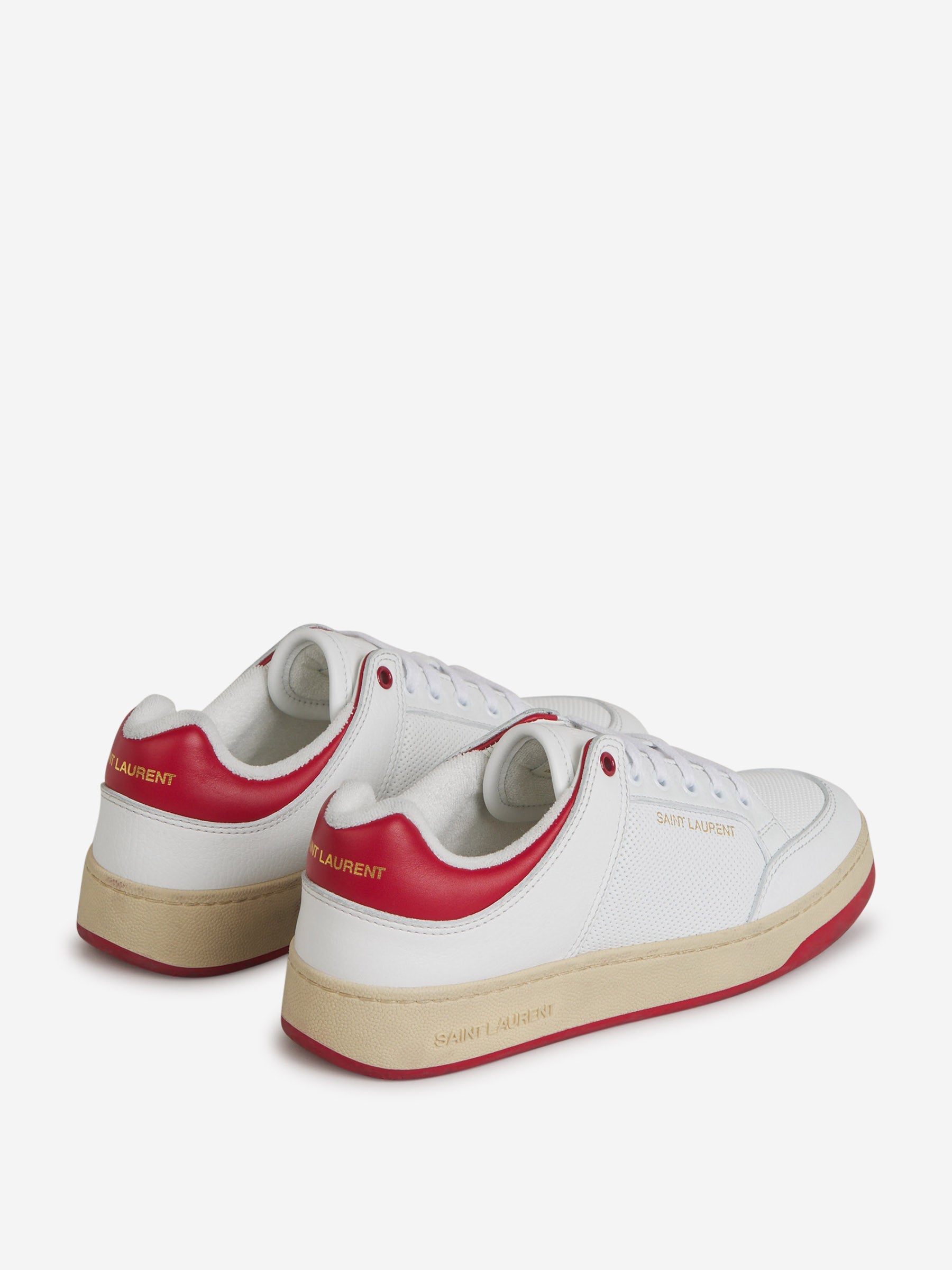 Logo Leather Sneakers Saint laurent оригінал – Купити в Україні – детальний вид