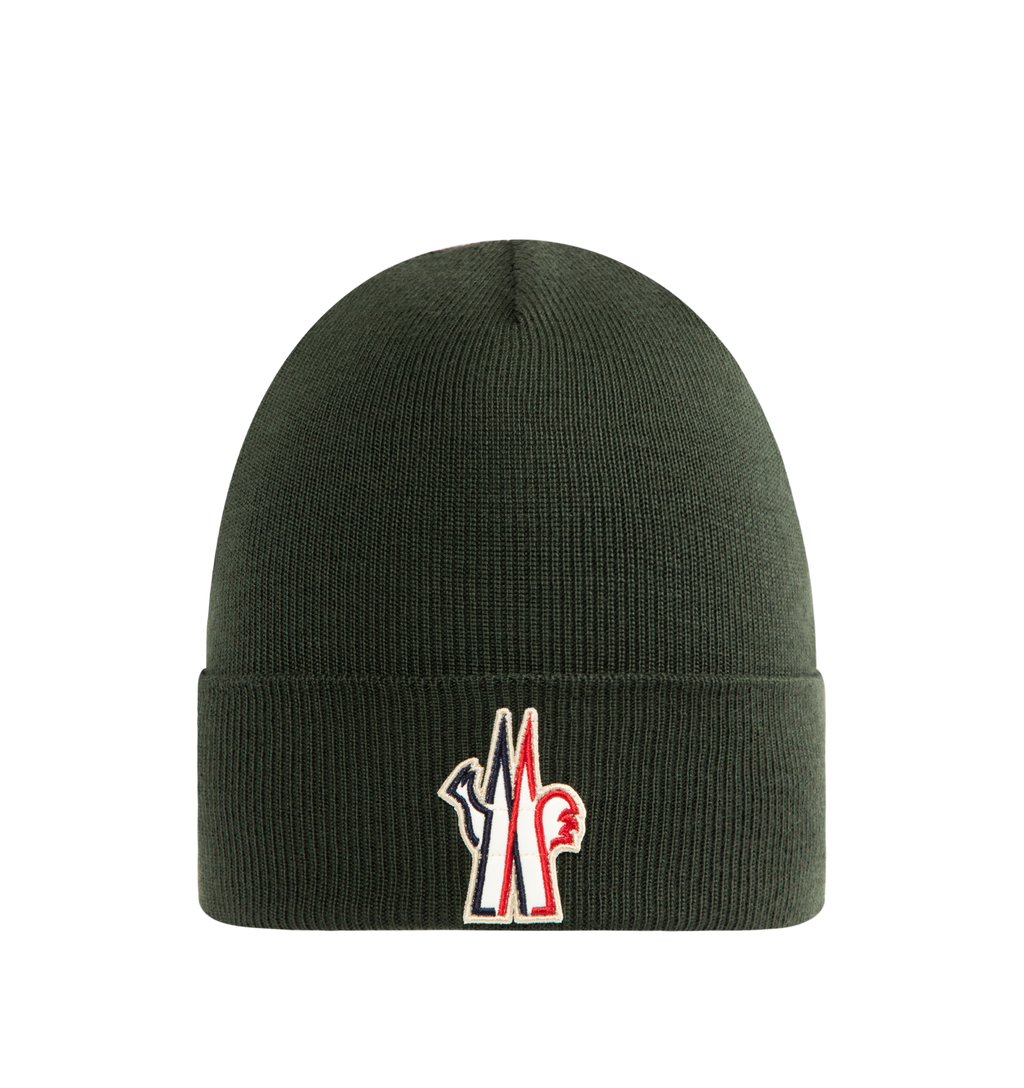 Wool Beanie Moncler – Гарантія оригінальності – боковий вид