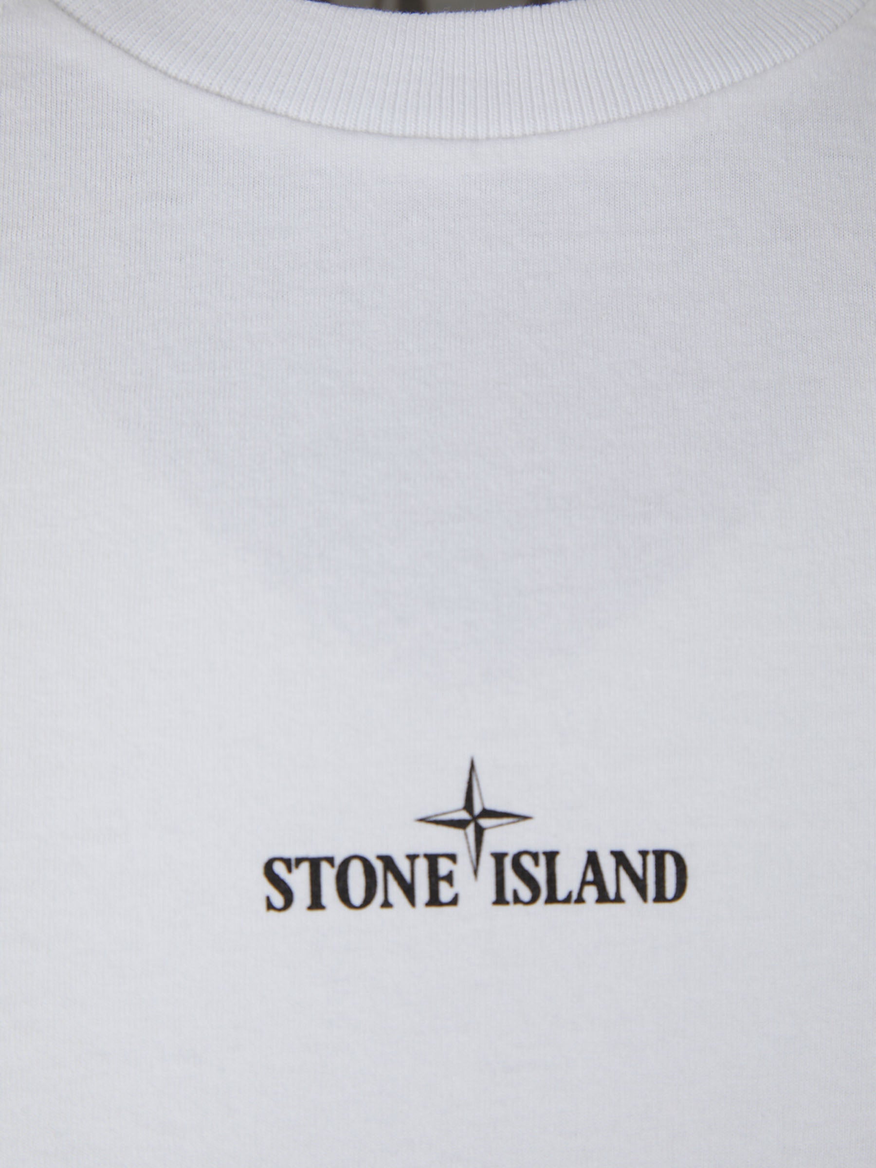 Оригінальна Cotton Logo T-Shirt Stone island – детальний вид