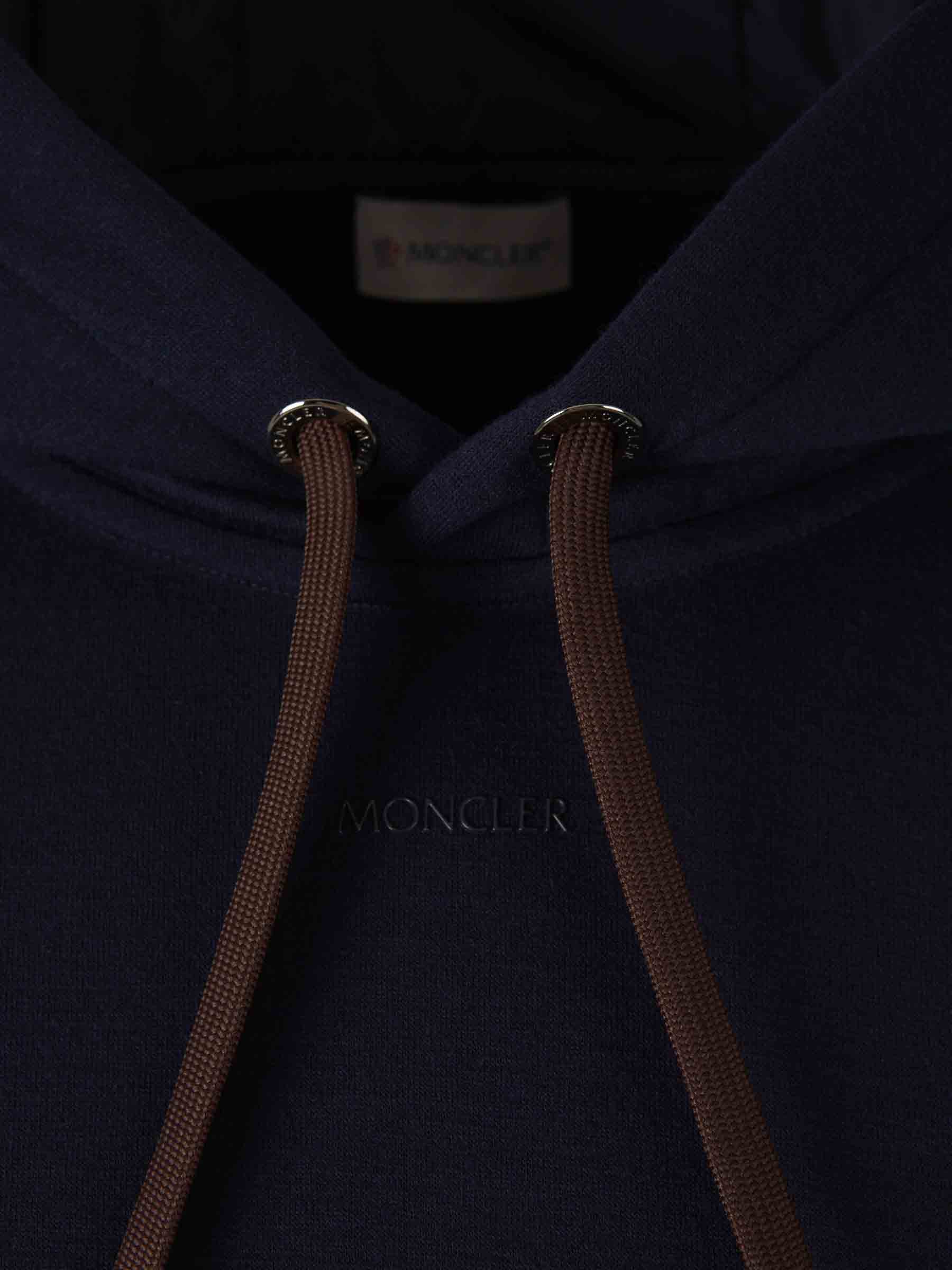 Оригінальна Wool Knitted Sweatshirt Moncler – детальний вид - MONCLER
