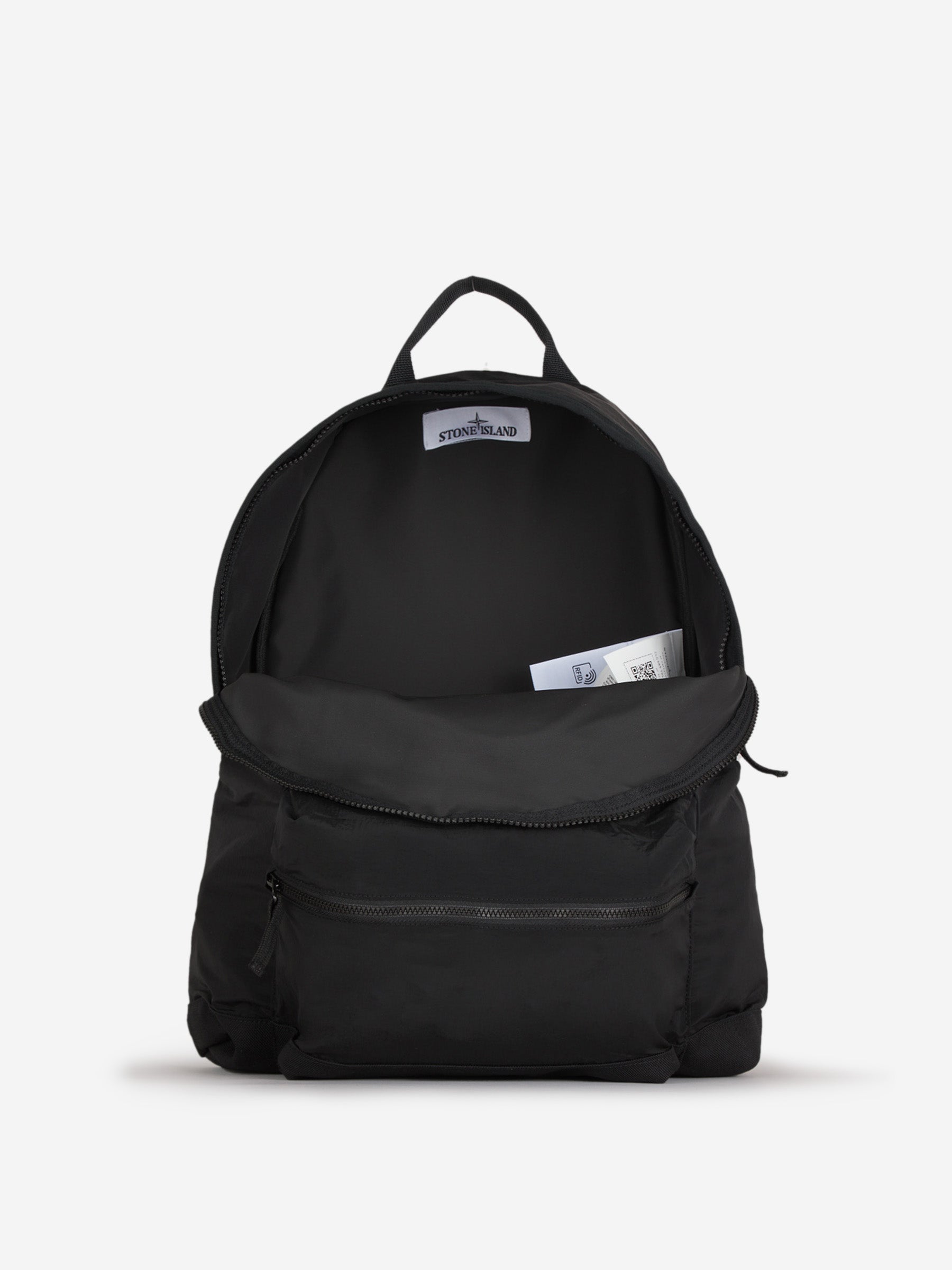 Nylon Logo Backpack Stone island оригінал – Купити в Україні – збільшений вид - STONE ISLAND