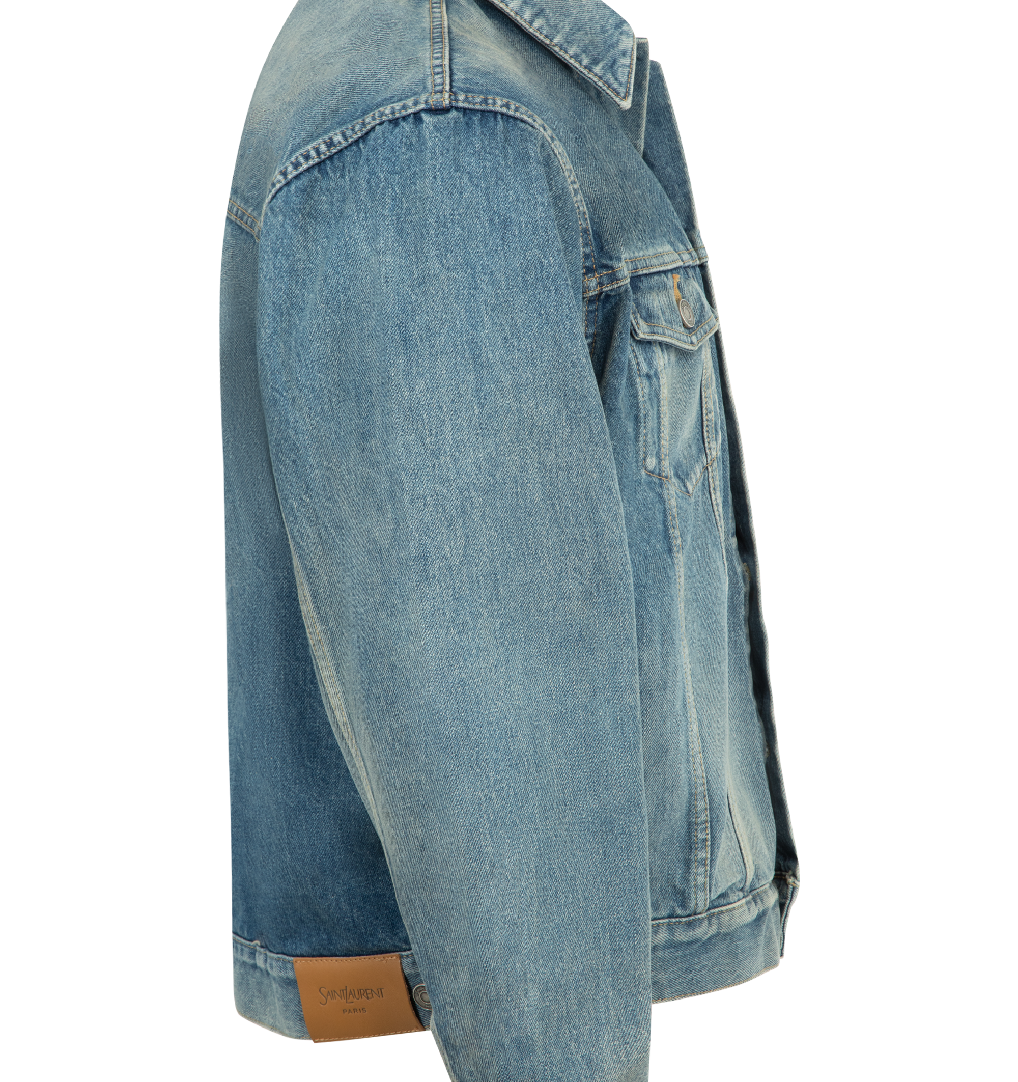 Loose Trucker Jacket Saint laurent – Гарантія оригінальності – детальний вид