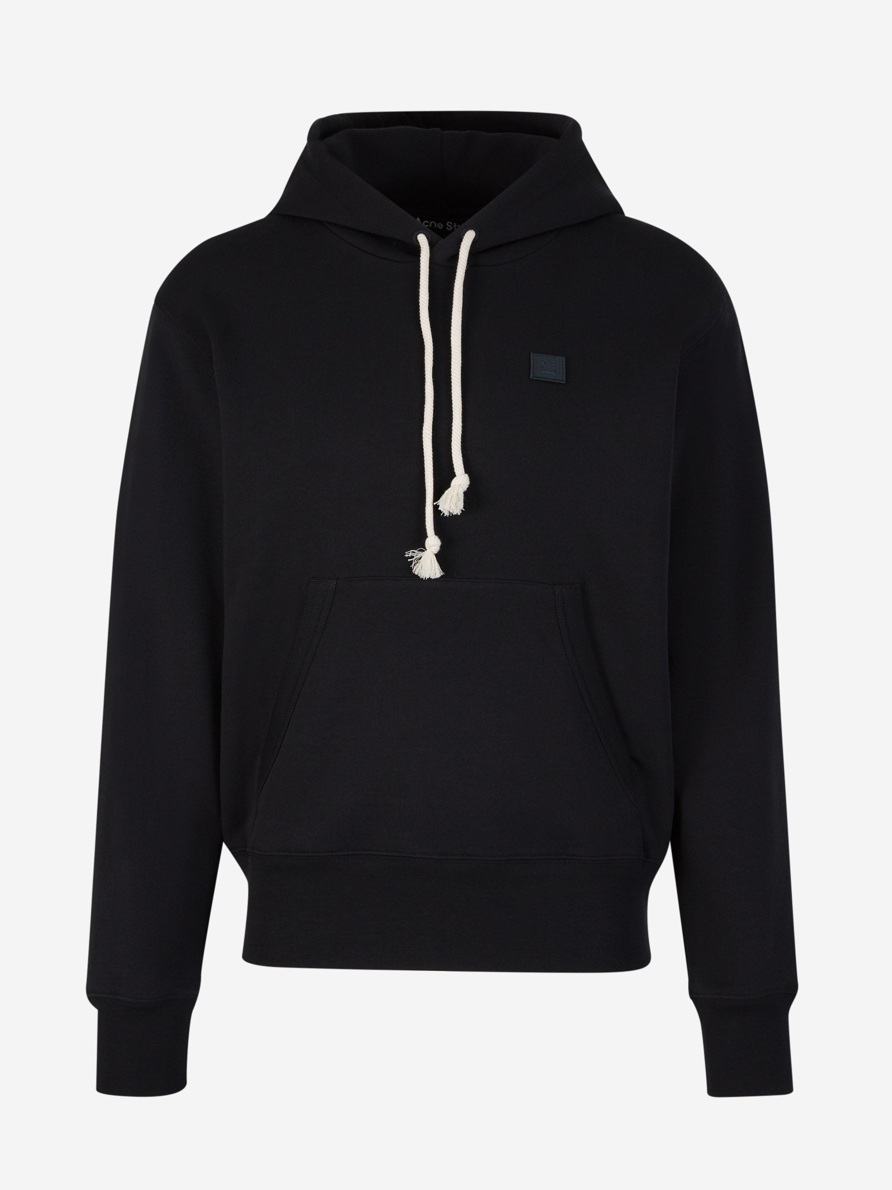Hooded Cotton Sweatshirt Acne studios – Гарантія оригінальності – боковий вид