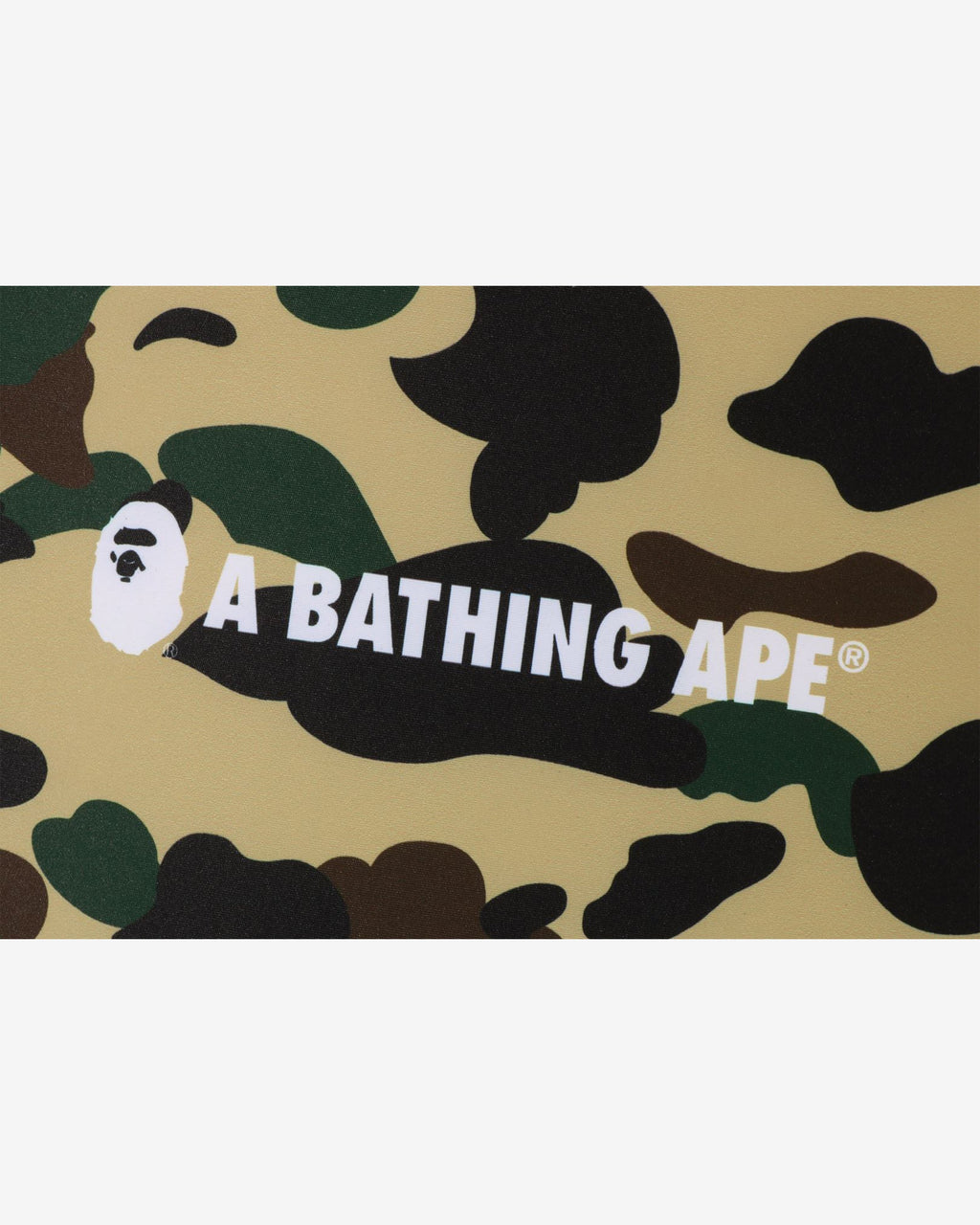 1st Camo Square Fluffy Beads Cushion Yellow A bathing ape оригінал – Купити в Україні – вид ззаду