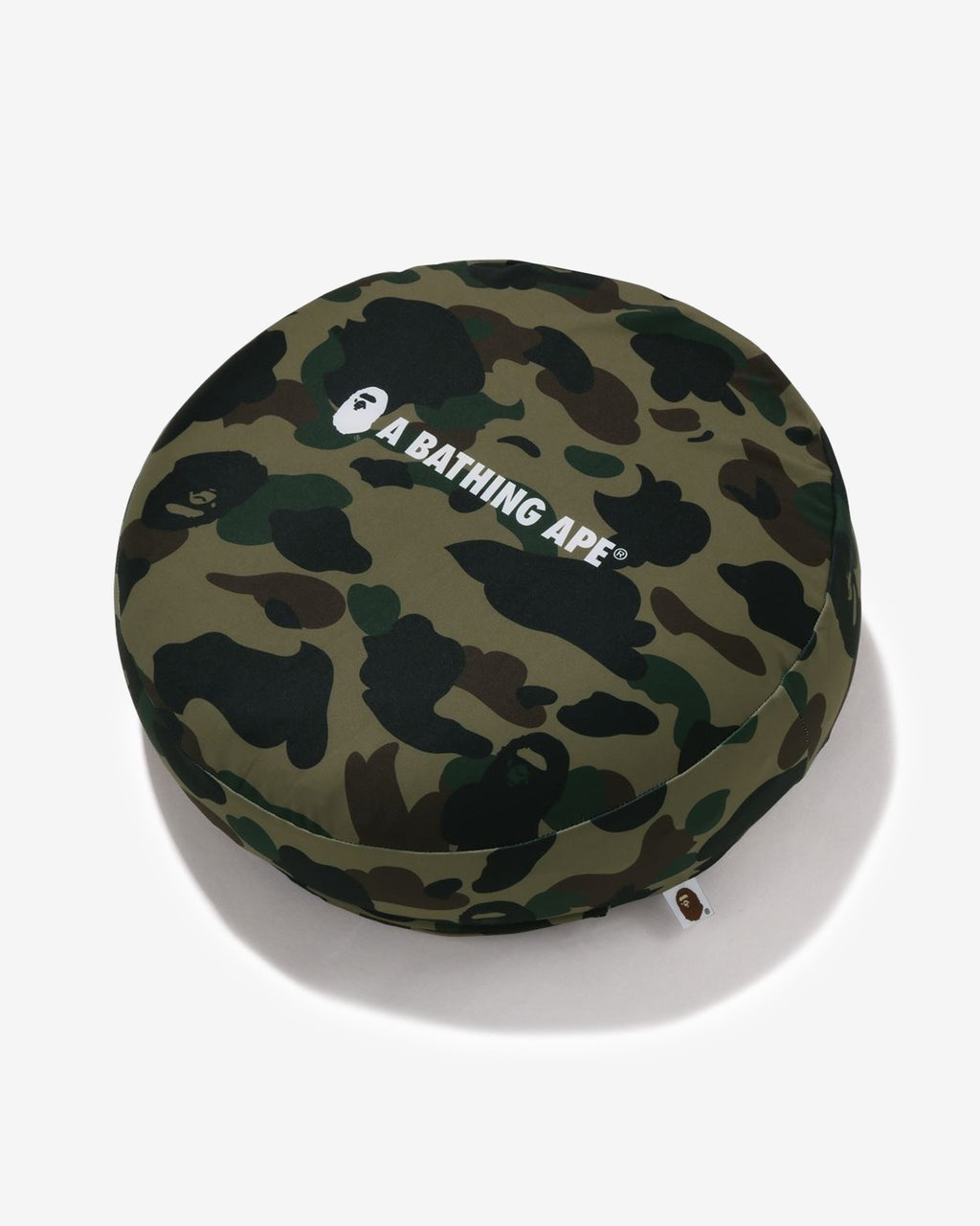 1st Camo Square Fluffy Beads Cushion Green A bathing ape оригінал – Купити в Україні – вид ззаду