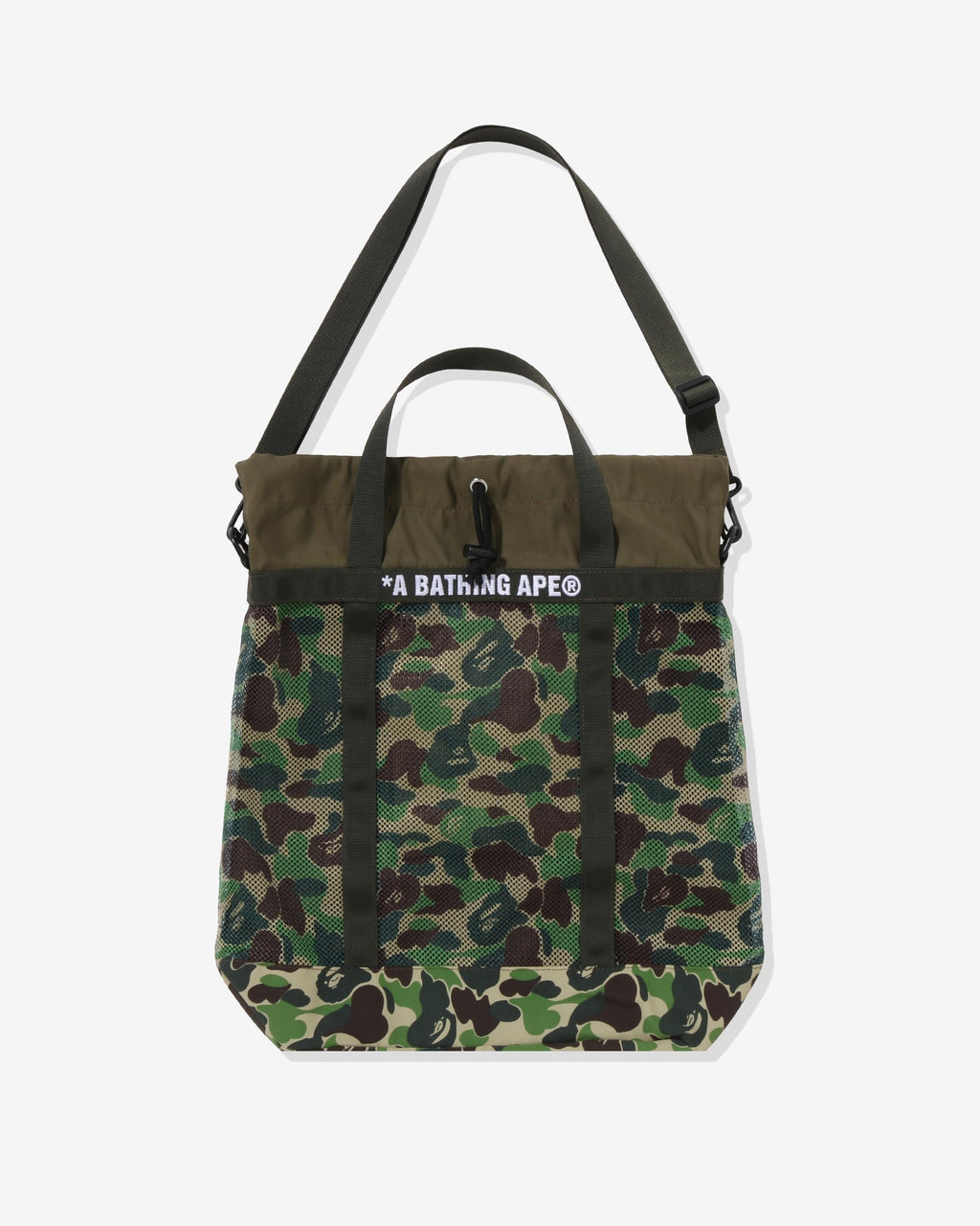 Abc Camo Mesh Tote Bag A bathing ape – Гарантія оригінальності – боковий вид