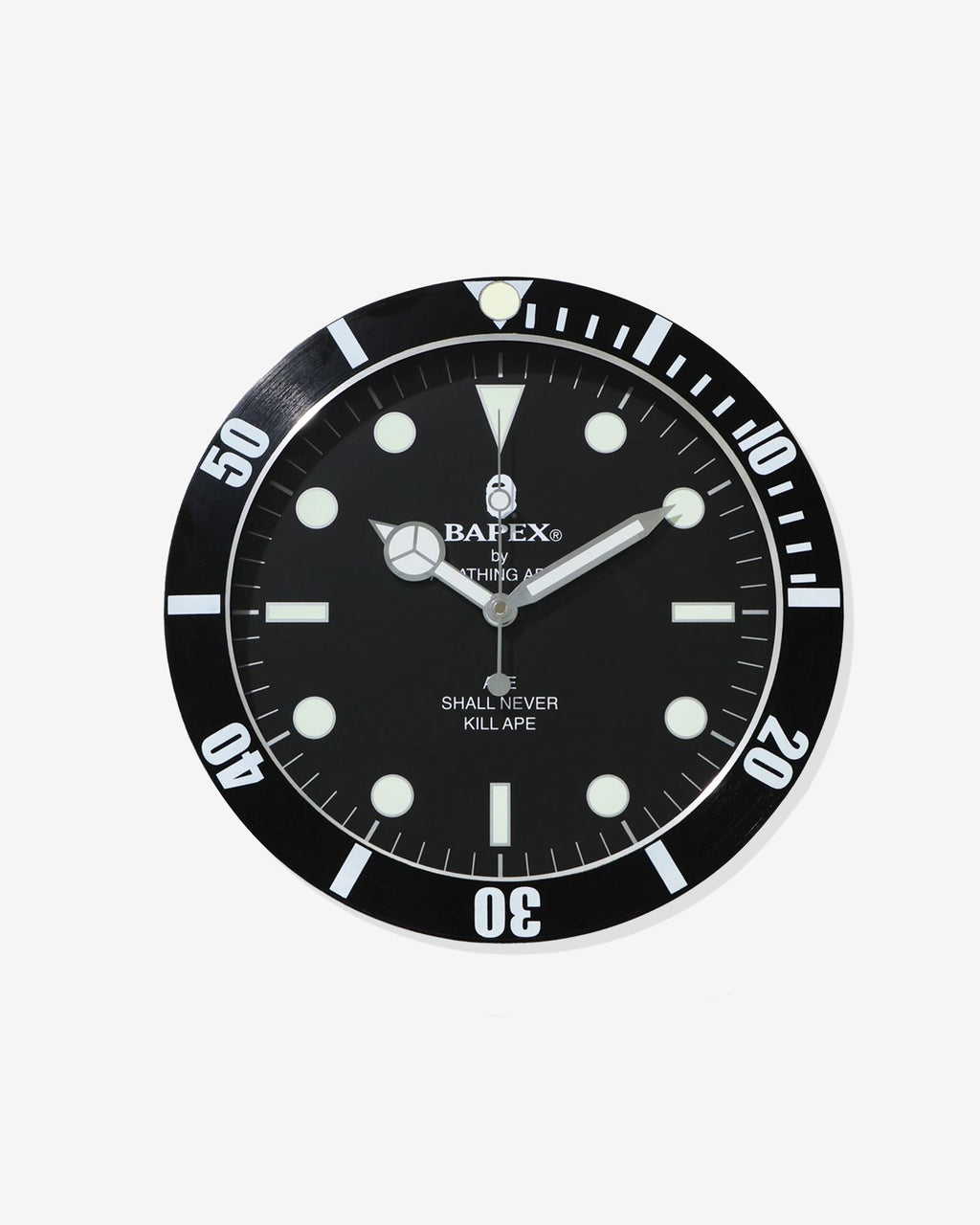 Bapex Wall Clock Black A bathing ape оригінал – Купити в Україні – боковий вид