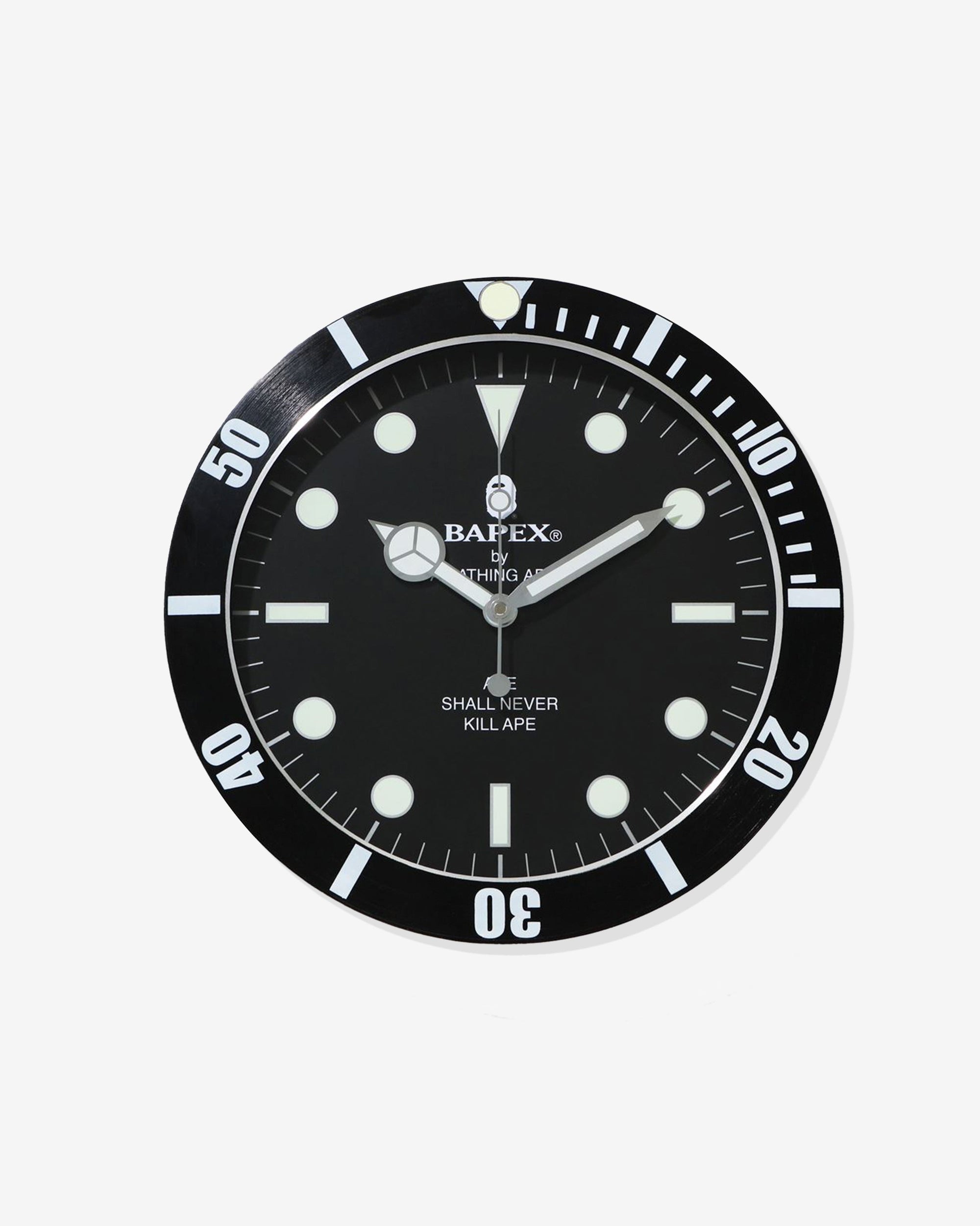 Bapex Wall Clock Black A bathing ape оригінал – Купити в Україні – боковий вид