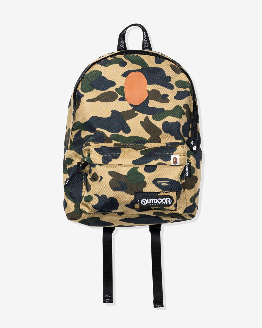 X Outdoor Products 1st Camo Day Pack Yellow A bathing ape – Гарантія оригінальності – боковий вид